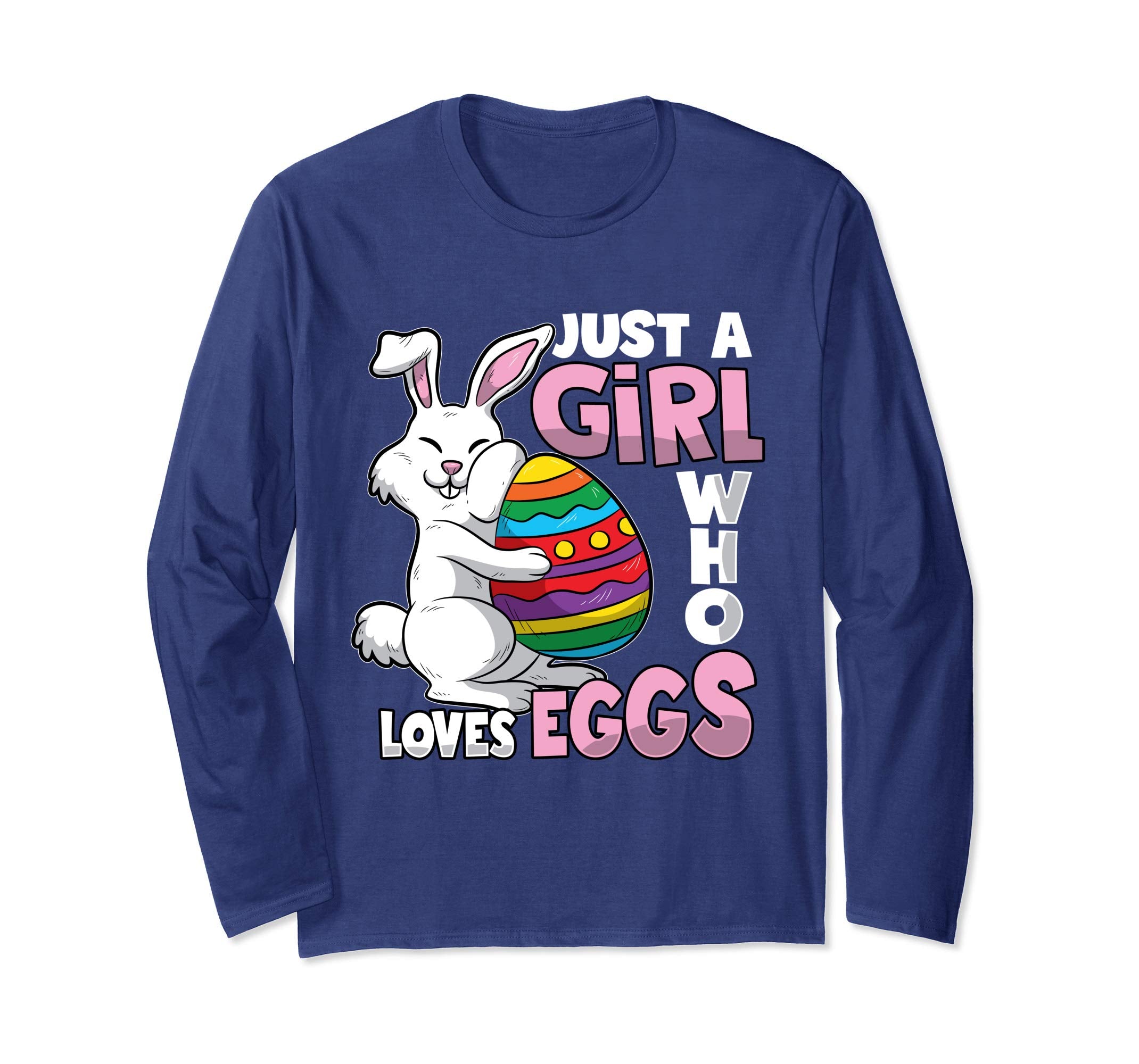 Easter Egg Hunt Girl T-shirt Cute Girls Teens Women Gift