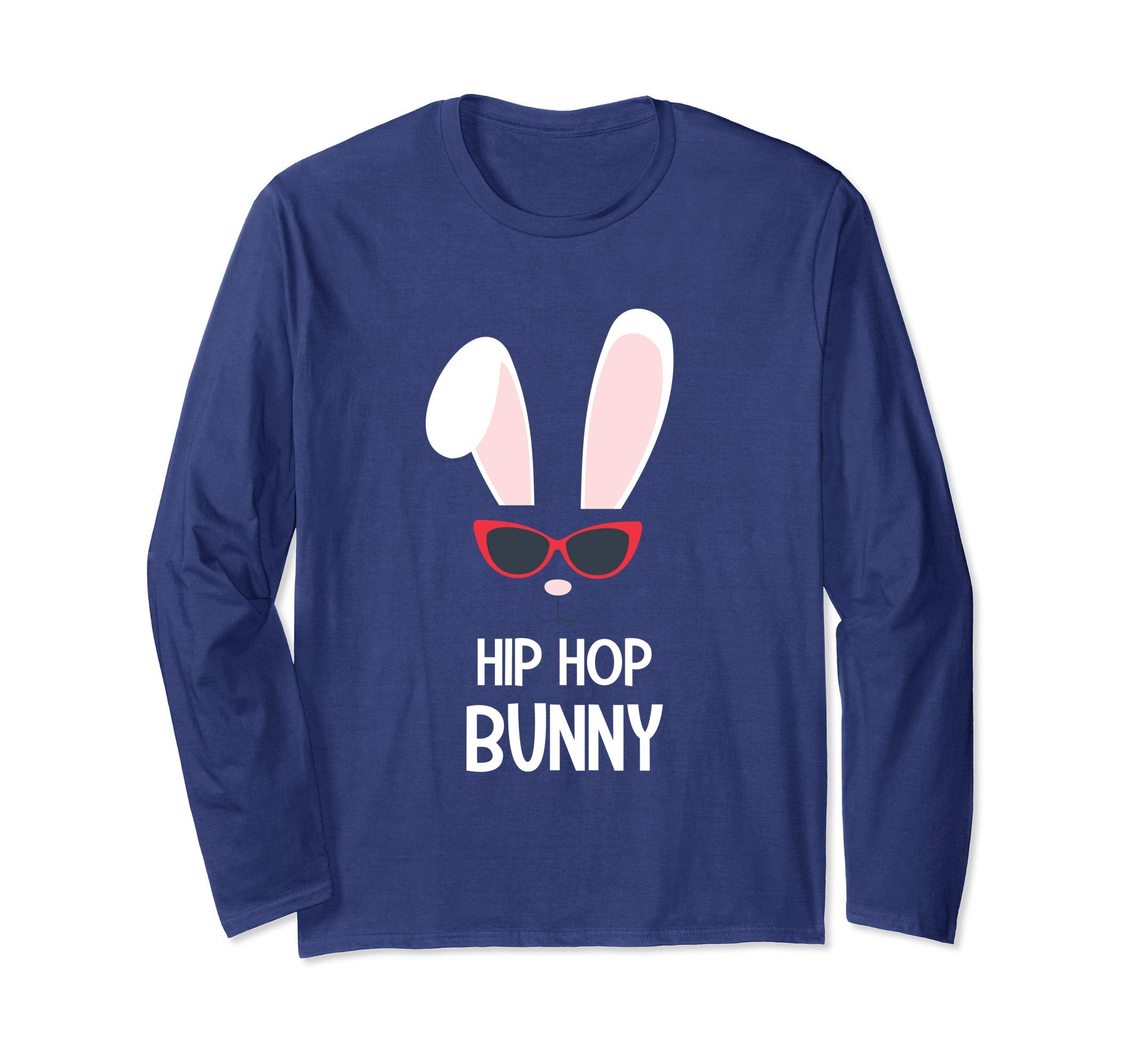 Hip Hop Bunny Long sleeve Shirt Cool Easter Bunny In Shades