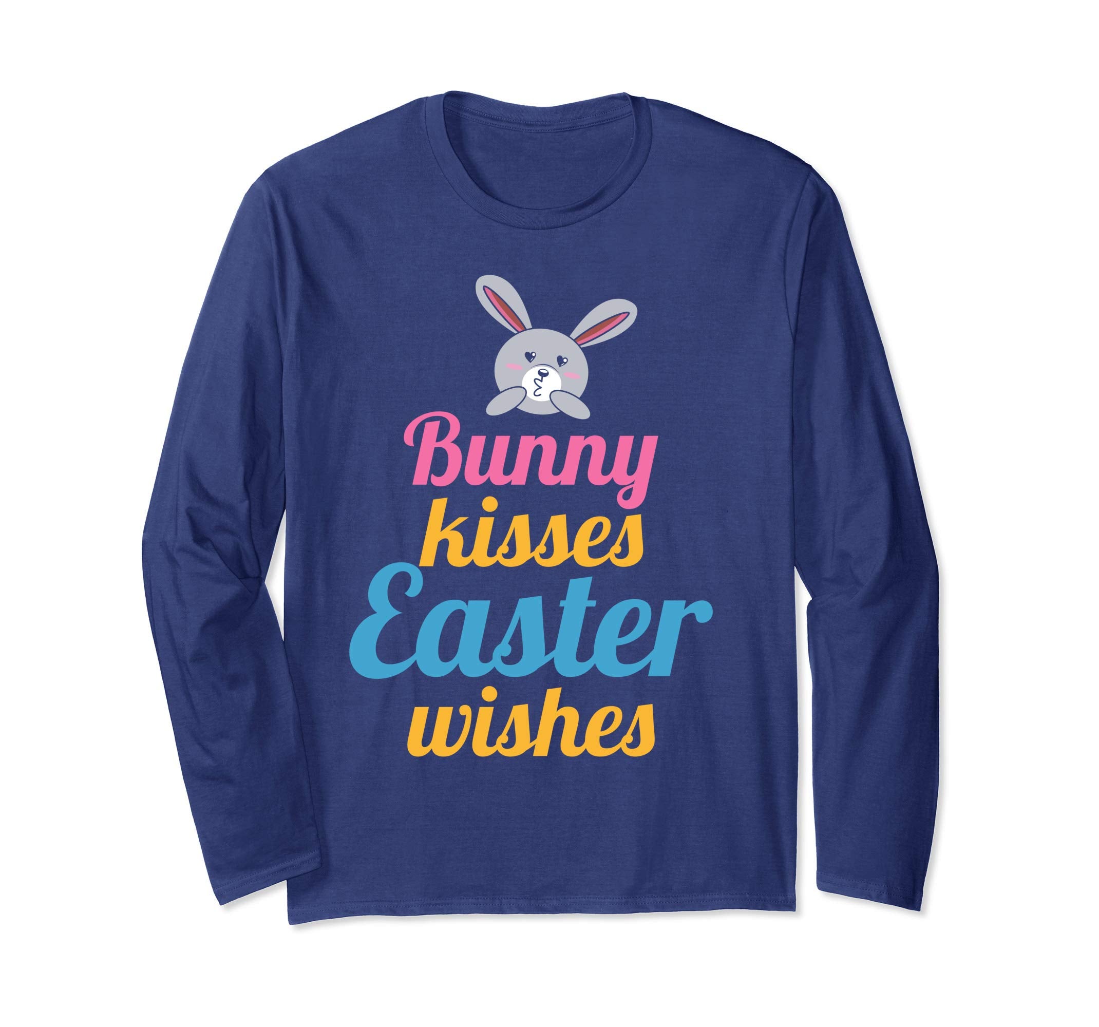 Bunny Kisses Easter Wishes Sunday Egg Hunt Hiding T Shirt