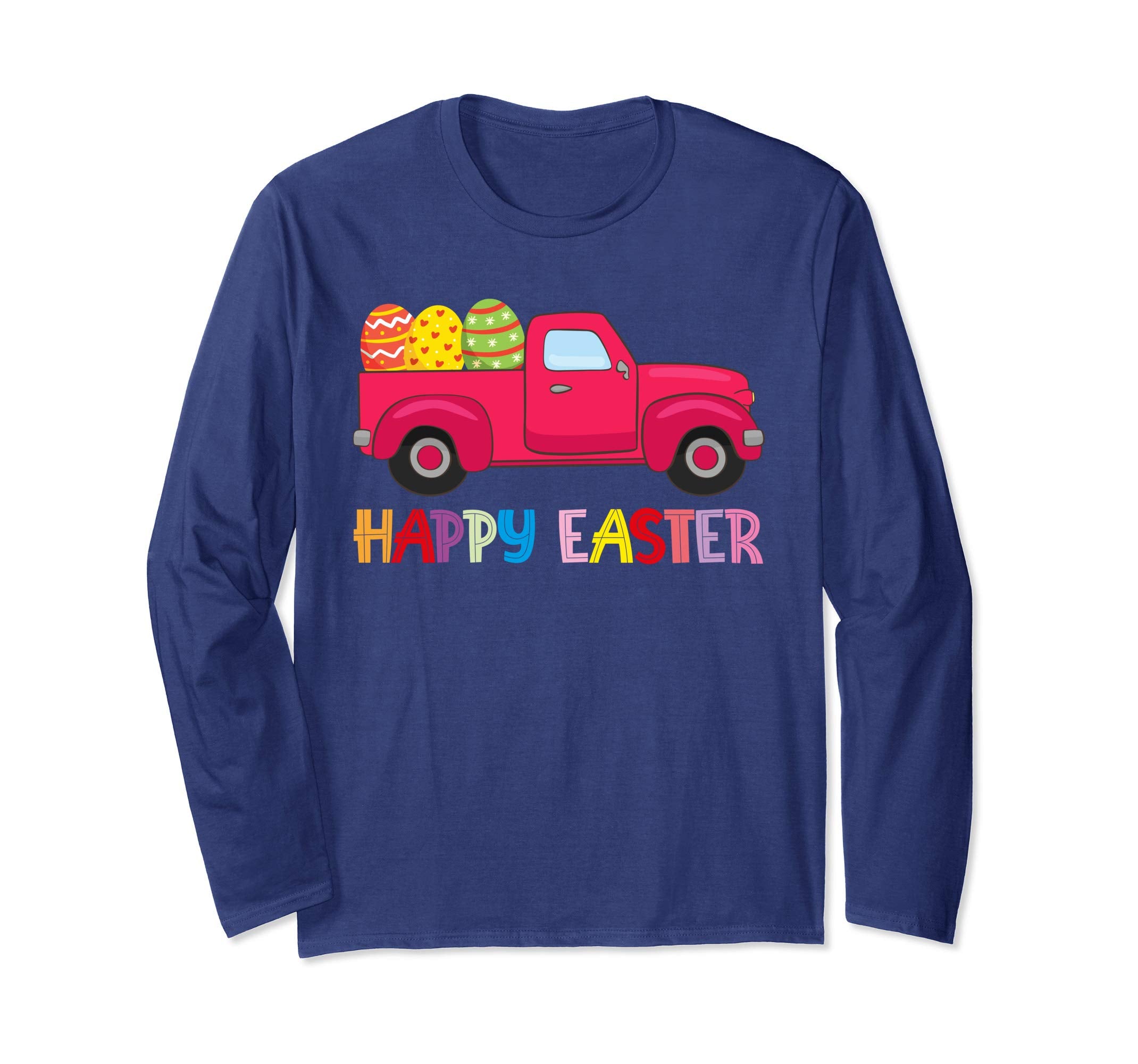 Happy Easter Truck Egg Hunt Is On Long Sleeve T Shirt Gift
