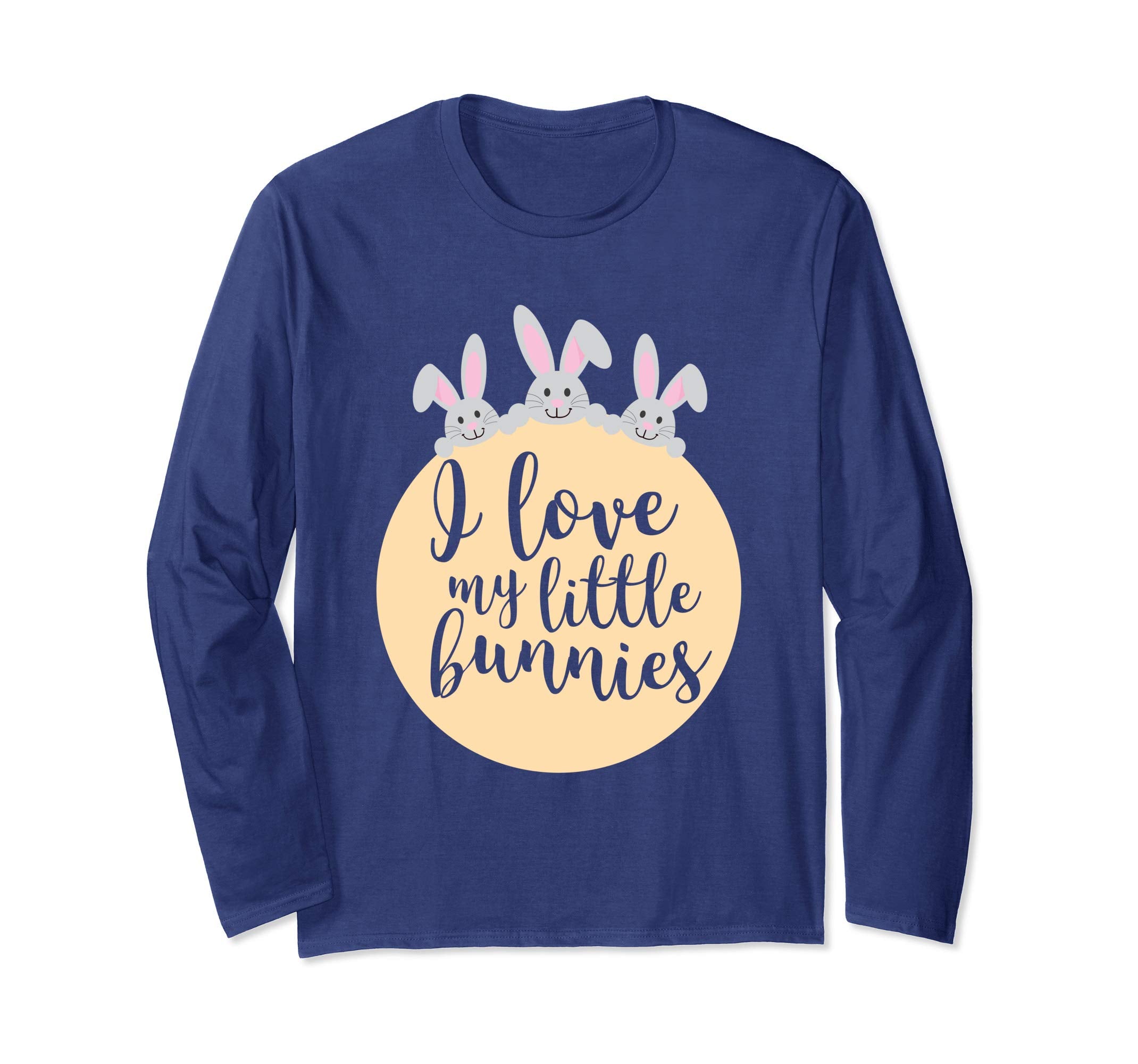 Easter Teacher Gift Shirt Cute Bunnies Long sleeve