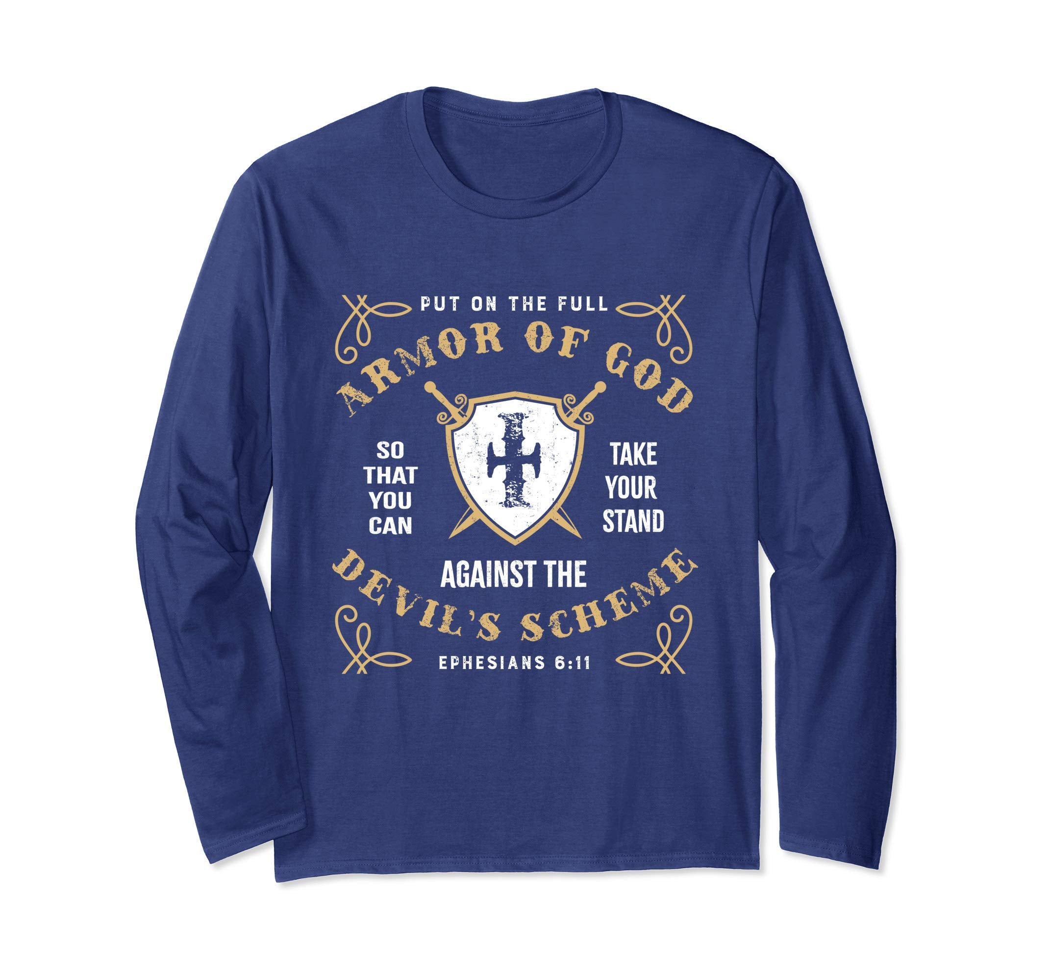 Armor of God Long Sleeve Shirt Bible Christian Easter Gift