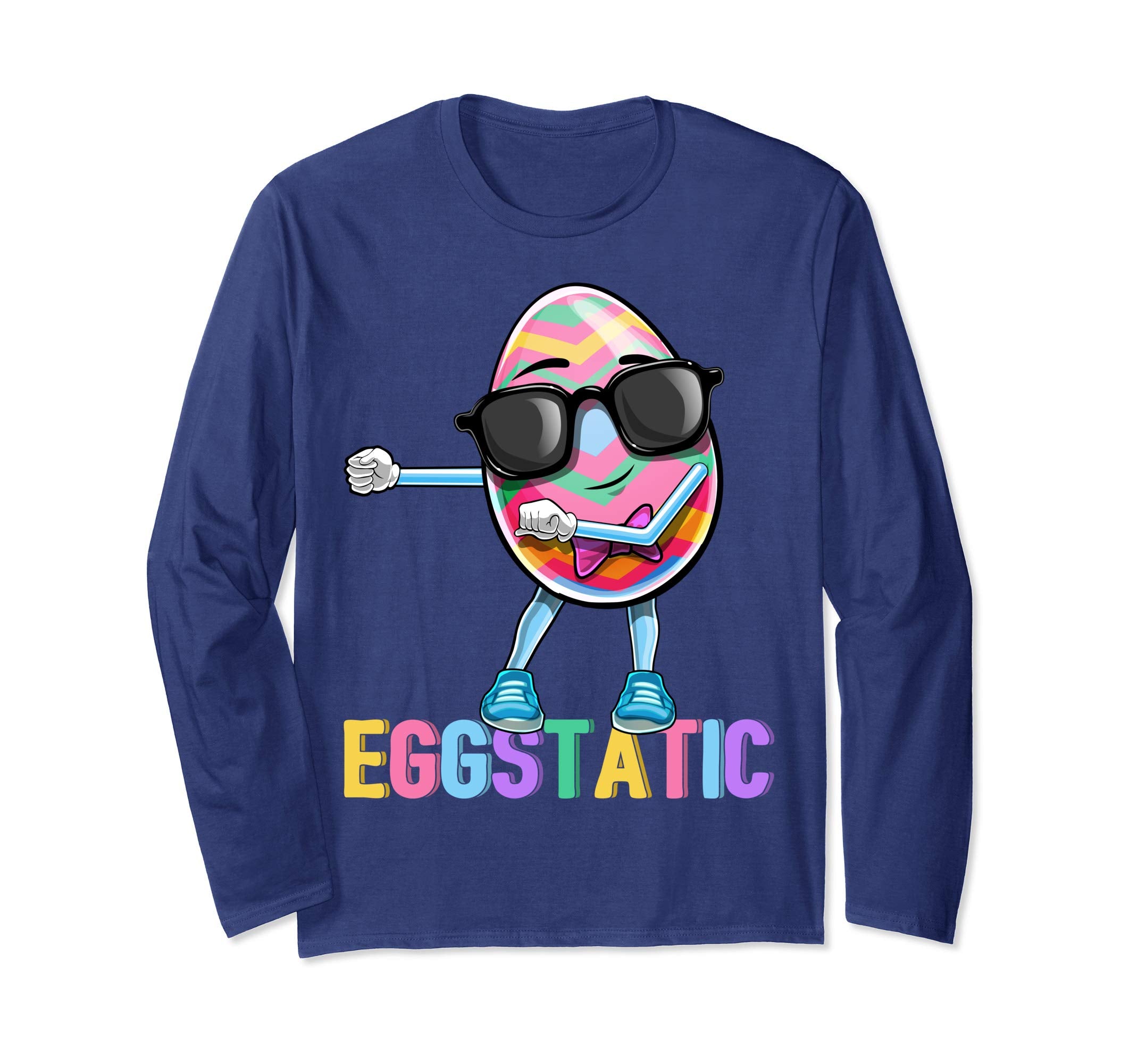 Eggstatic Flossing Easter Egg Long Sleeve Shirt Gift
