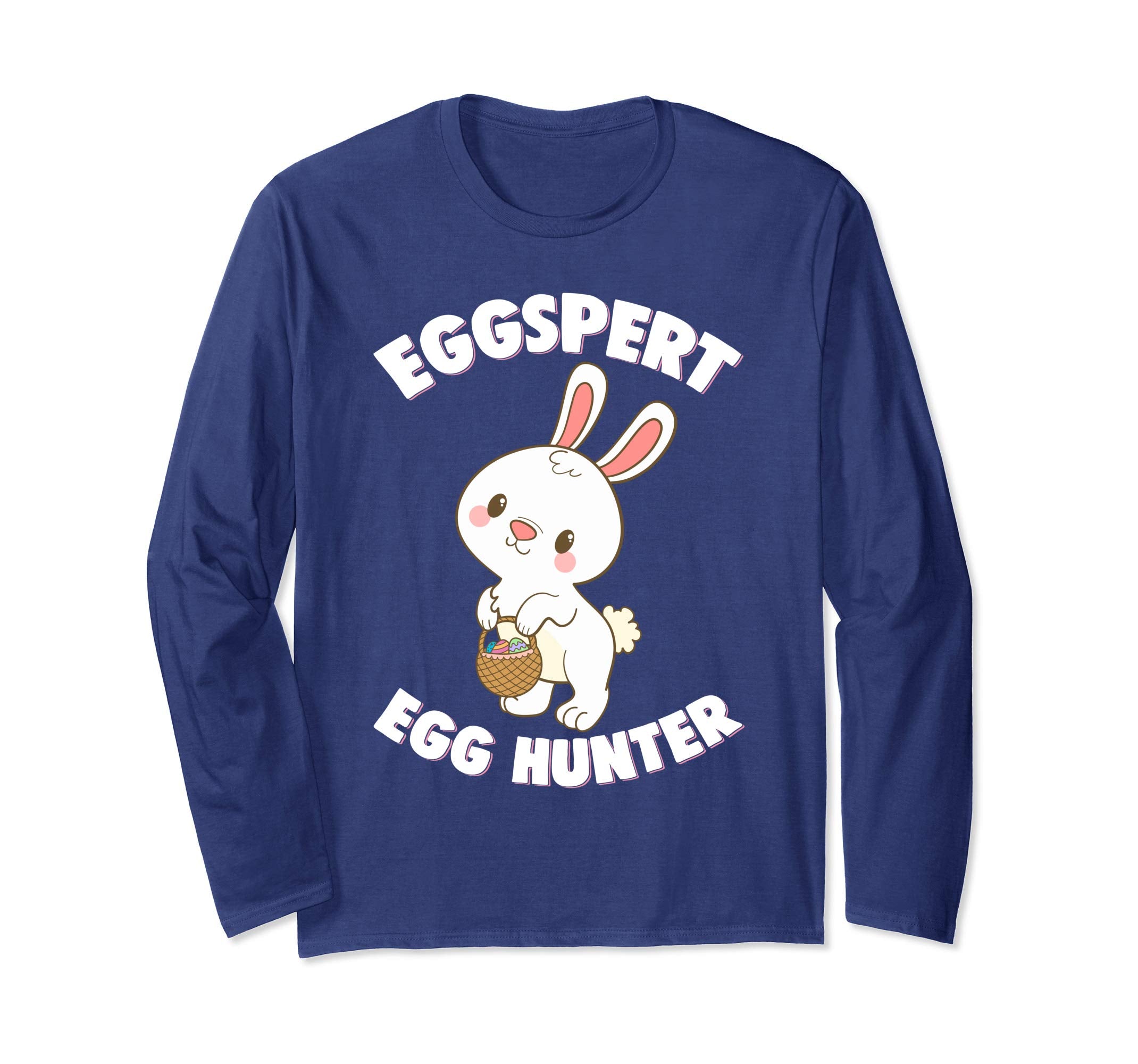 Eggspert Egg Hunter Happy Easter Long Sleeve T Shirt Gift