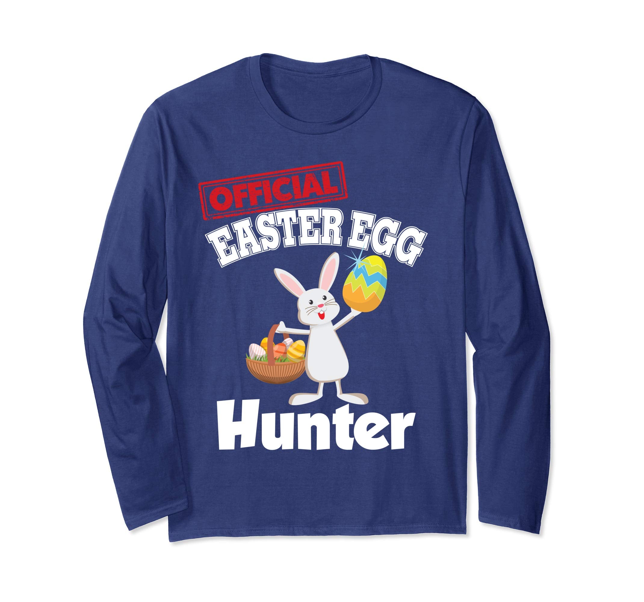 Official Easter Egg Hunter Bunny Eggs Basket T-Shirt Lovely