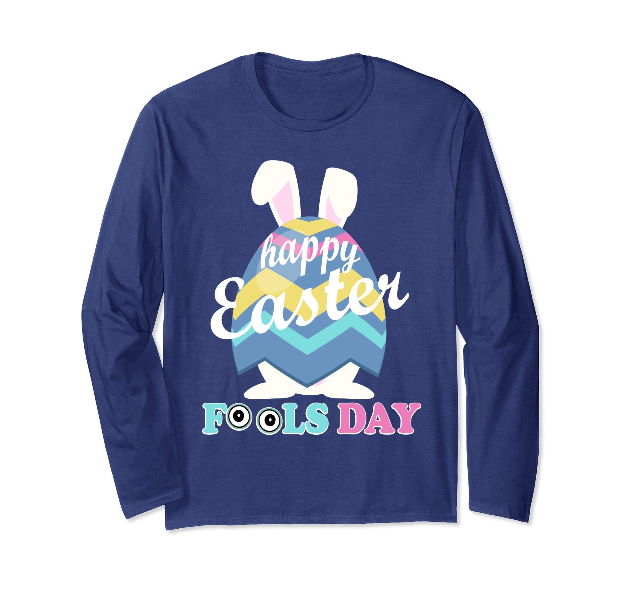 Big Bunny Rabbit &amp; Easter Egg Happy Easter Fools Day Shirt