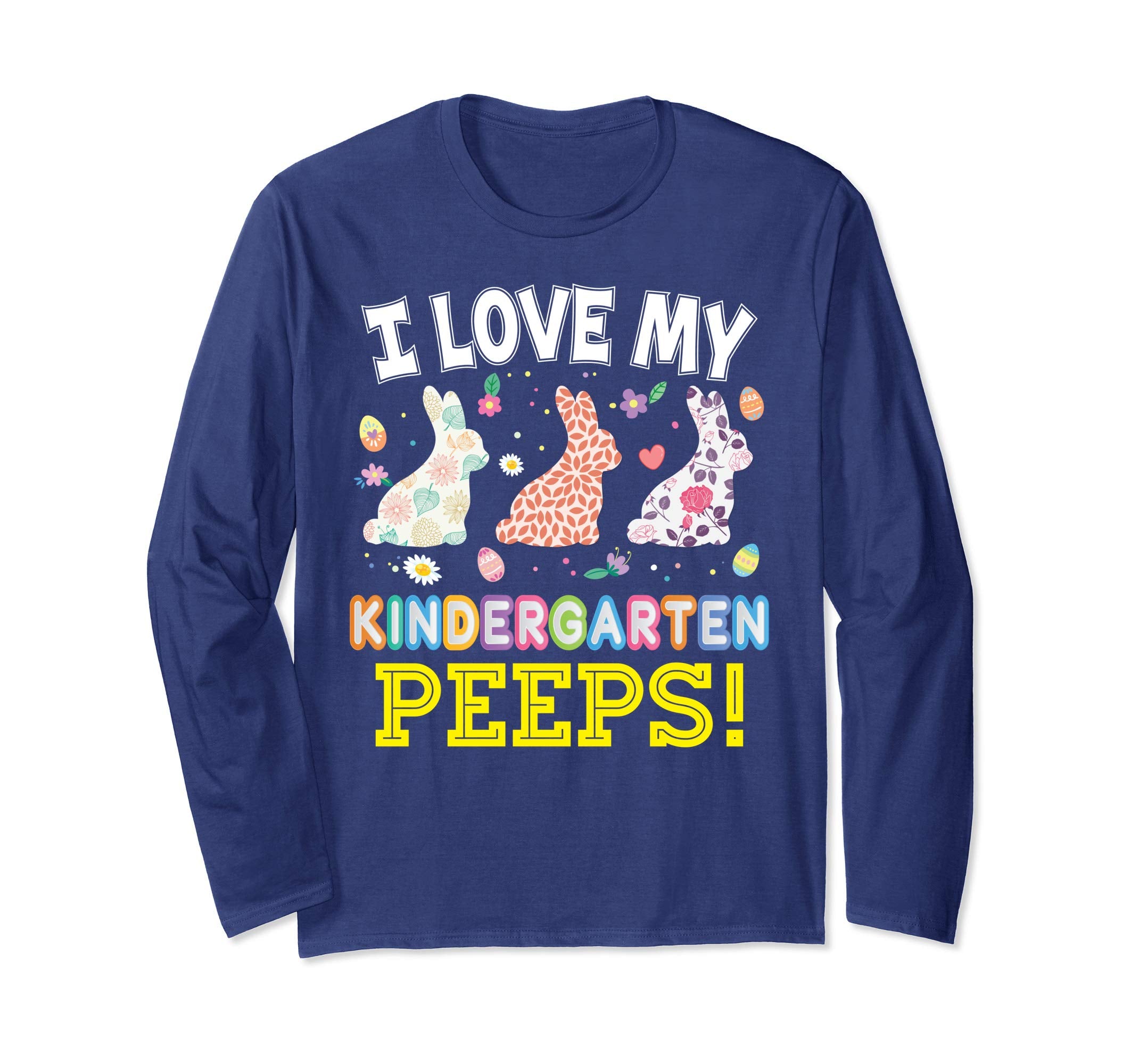 I Love My Kindergarten Peeps Teacher Easter Bunnies T-Shirt
