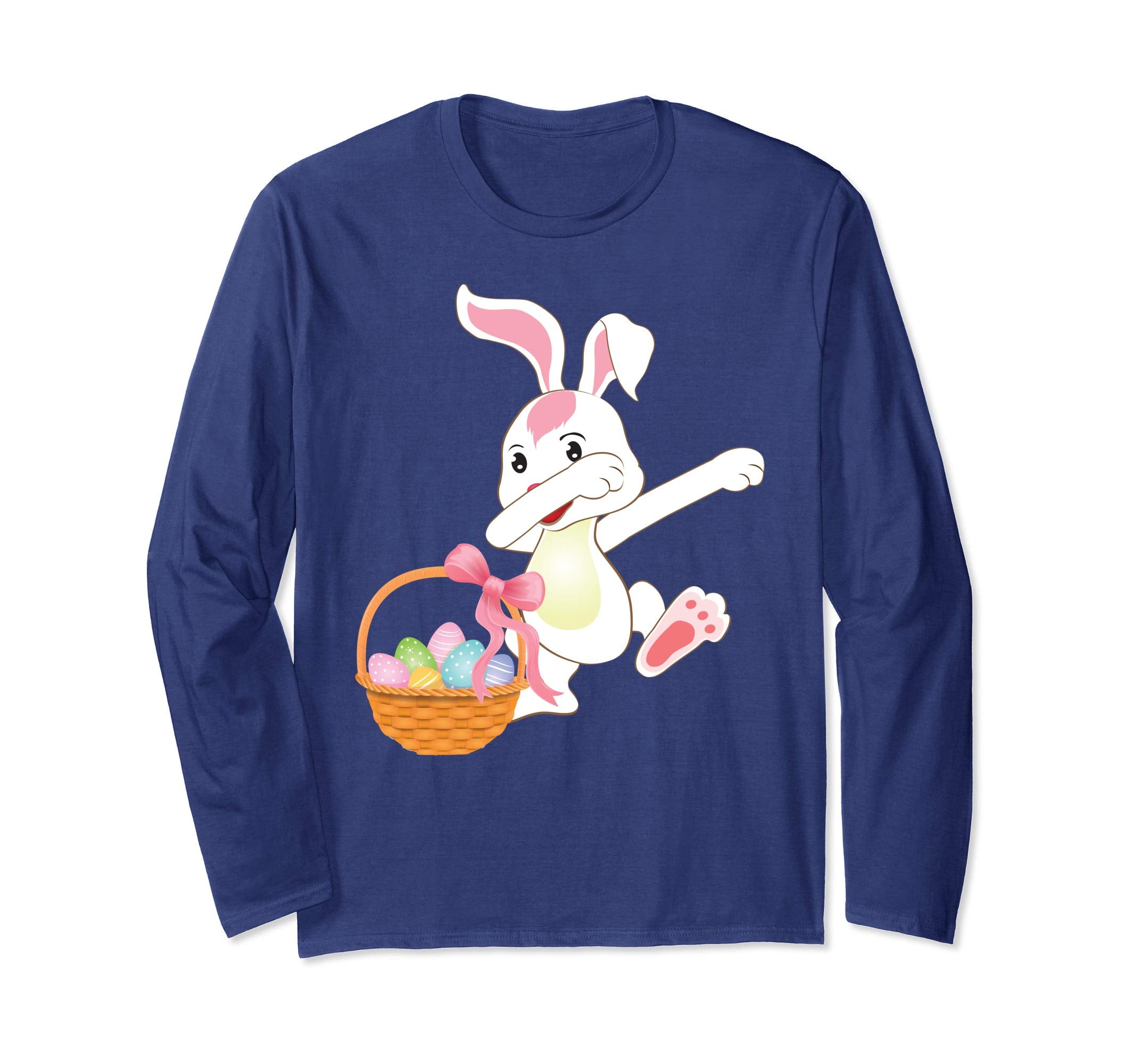 Cute Bunny Dab Dabbing Around The Easter Eggs T-Shirt Lovely