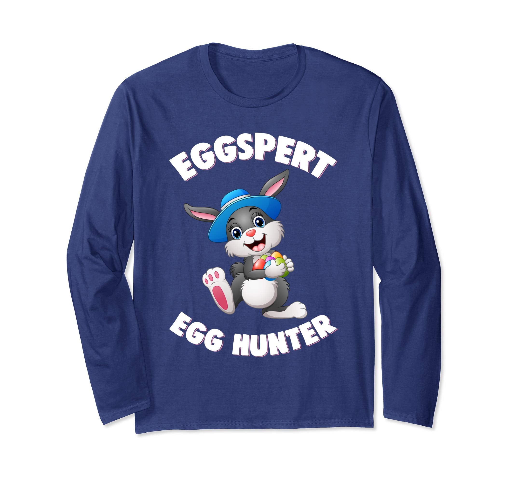 Eggspert Egg Hunter Happy Easter Long Sleeve T Shirt Gift