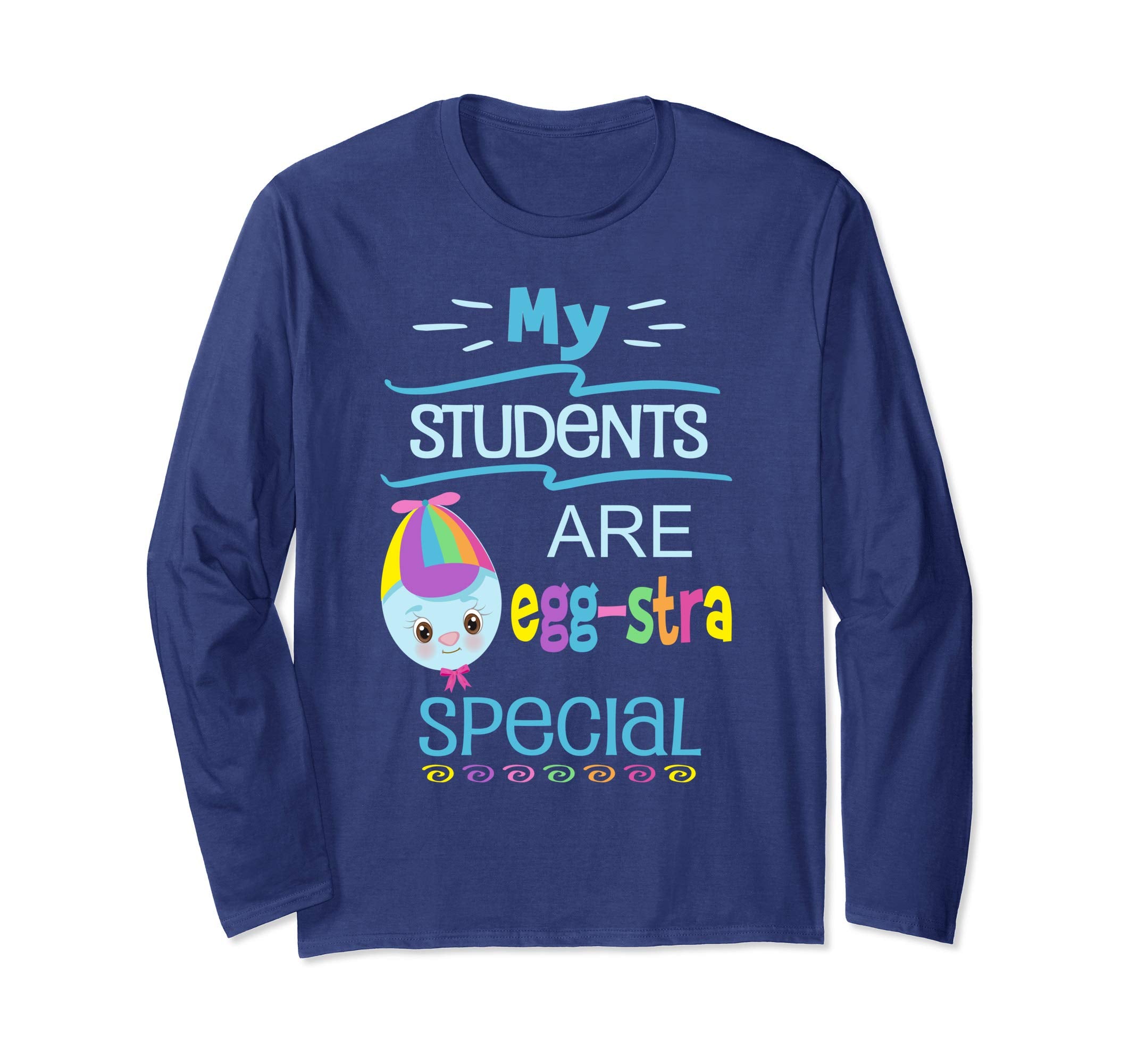 Easter Teacher Longsleeve Shirt Funny Eggstra Students