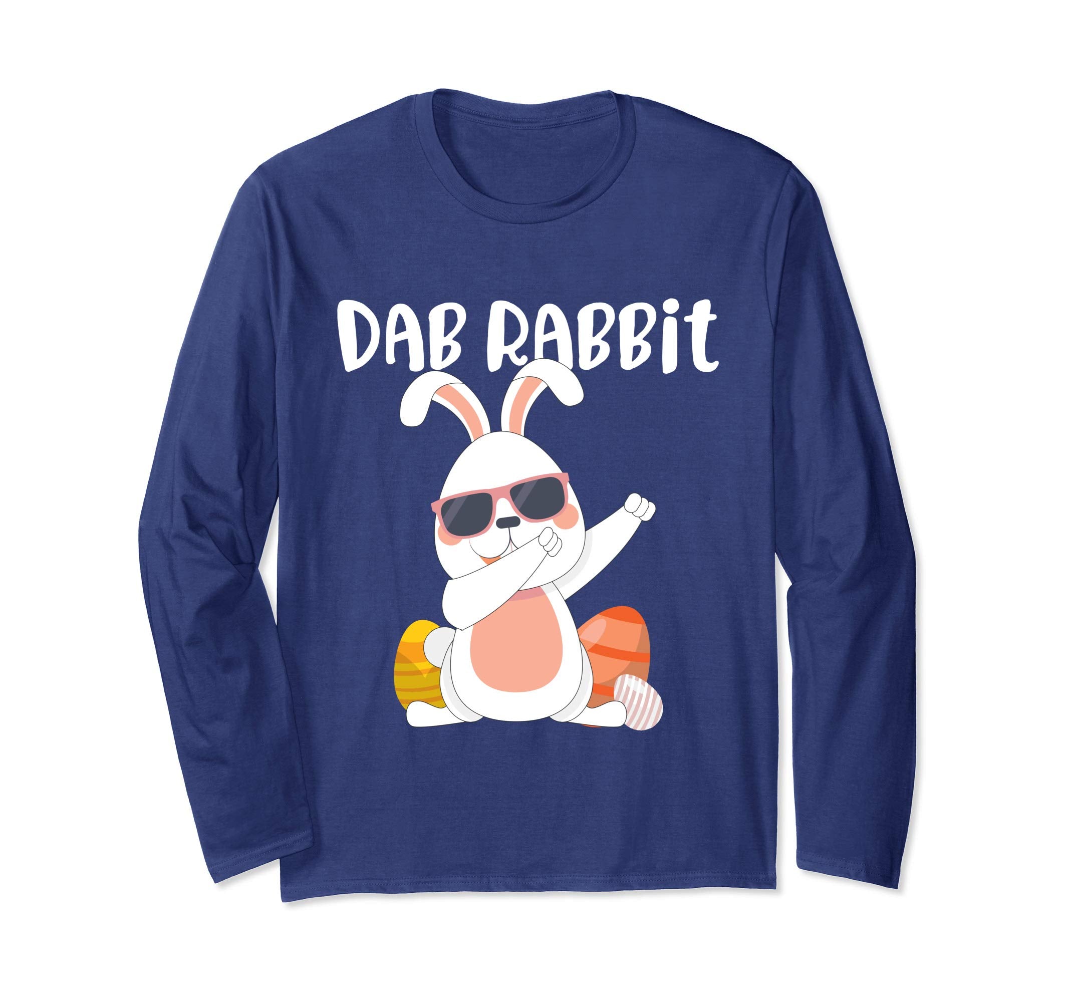 Dab Rabbit Dabbing Easter Bunny T-Shirt Kids Adult Gift LS