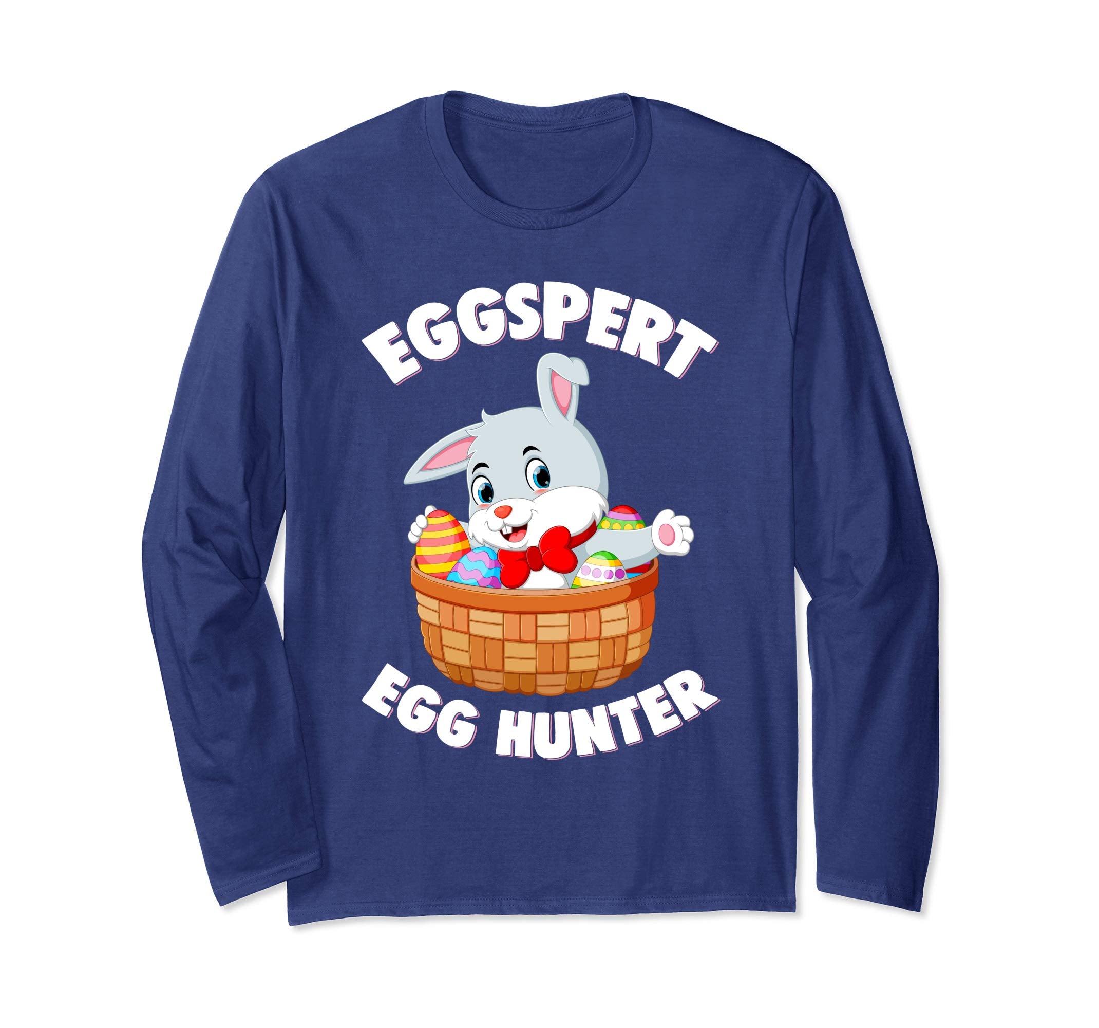 Eggspert Egg Hunter Happy Easter Long Sleeve T Shirt Gift