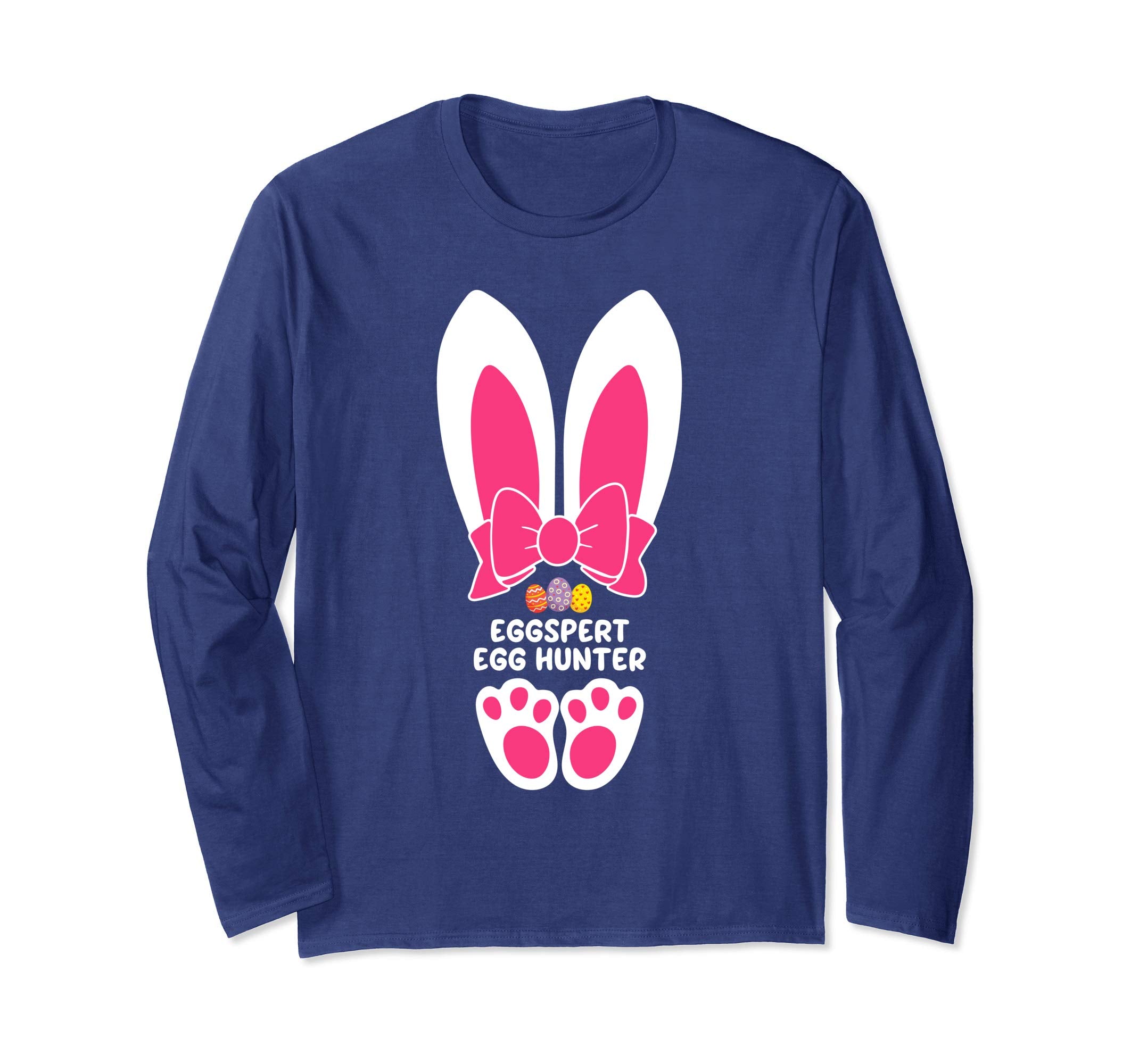 Eggspert Egg Hunter Happy Easter Long Sleeve T Shirt Gift