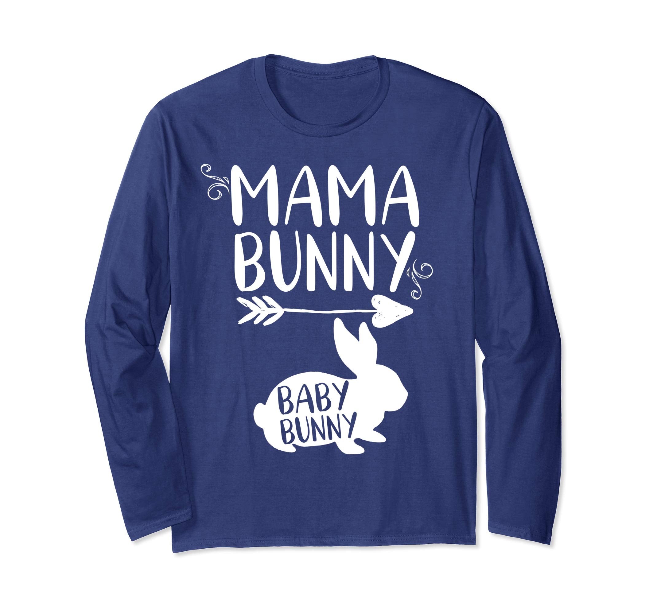 Mama Bunny Cute Easter Longsleeve Shirt Pregnant Mom Gift