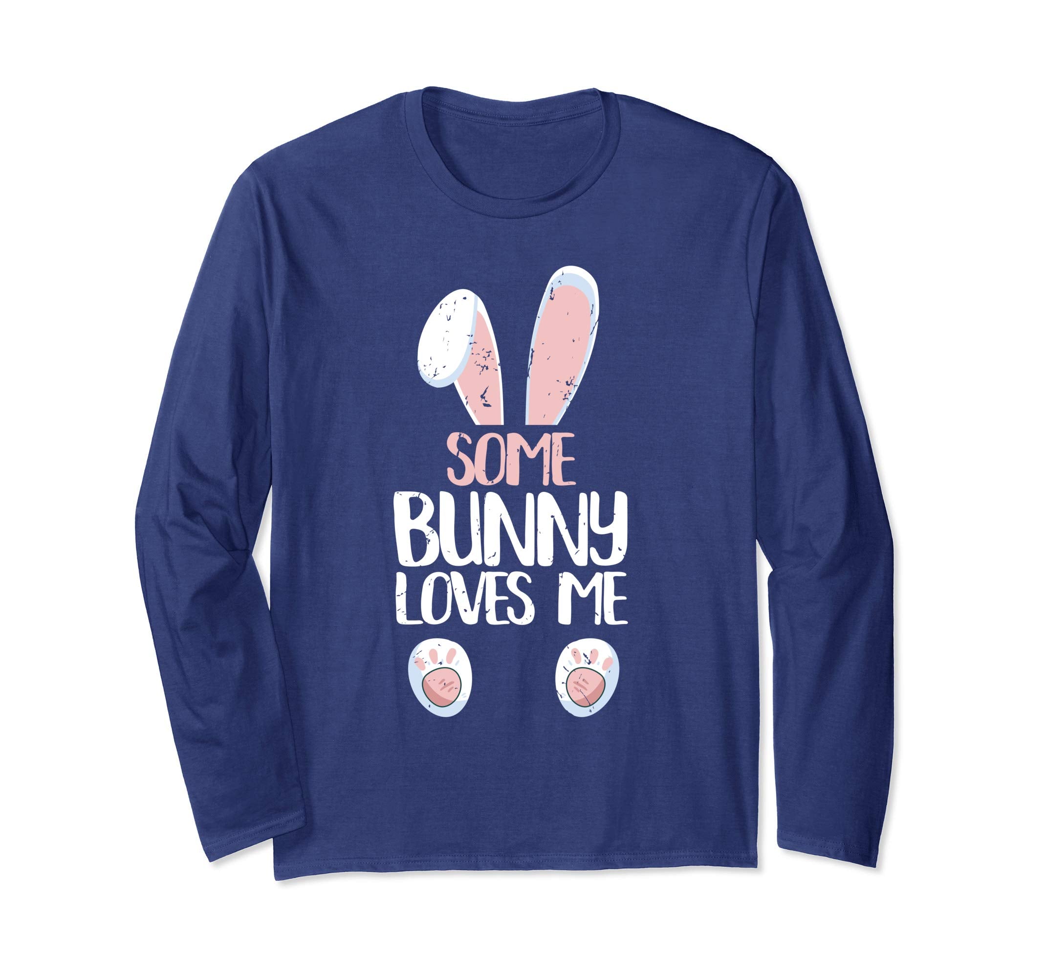 Some Bunny Loves Me Cute Easter Couple Gift Sleeves Shirt