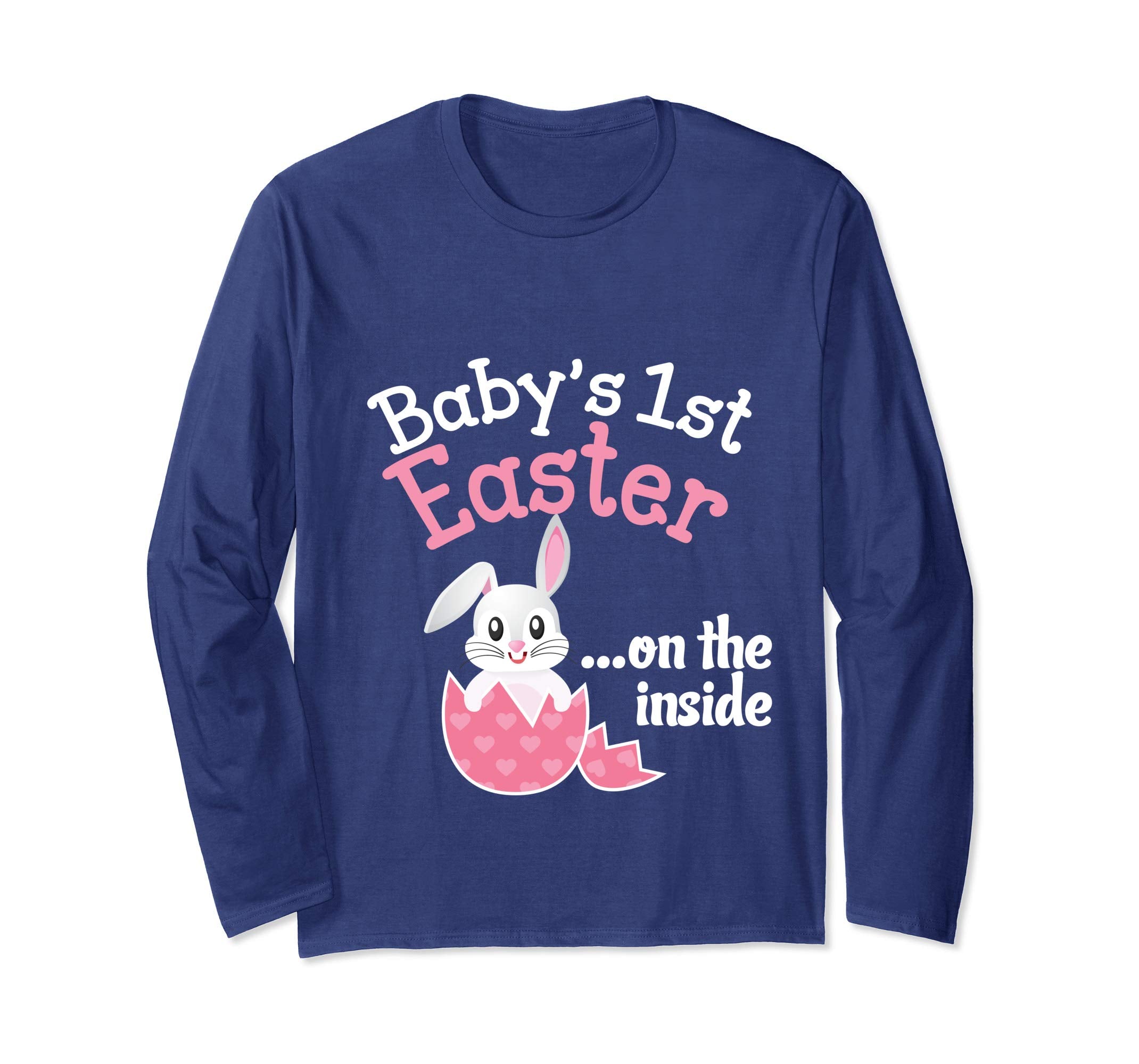 Baby 1st Easter On The Inside T-Shirt Pregnancy Announcement
