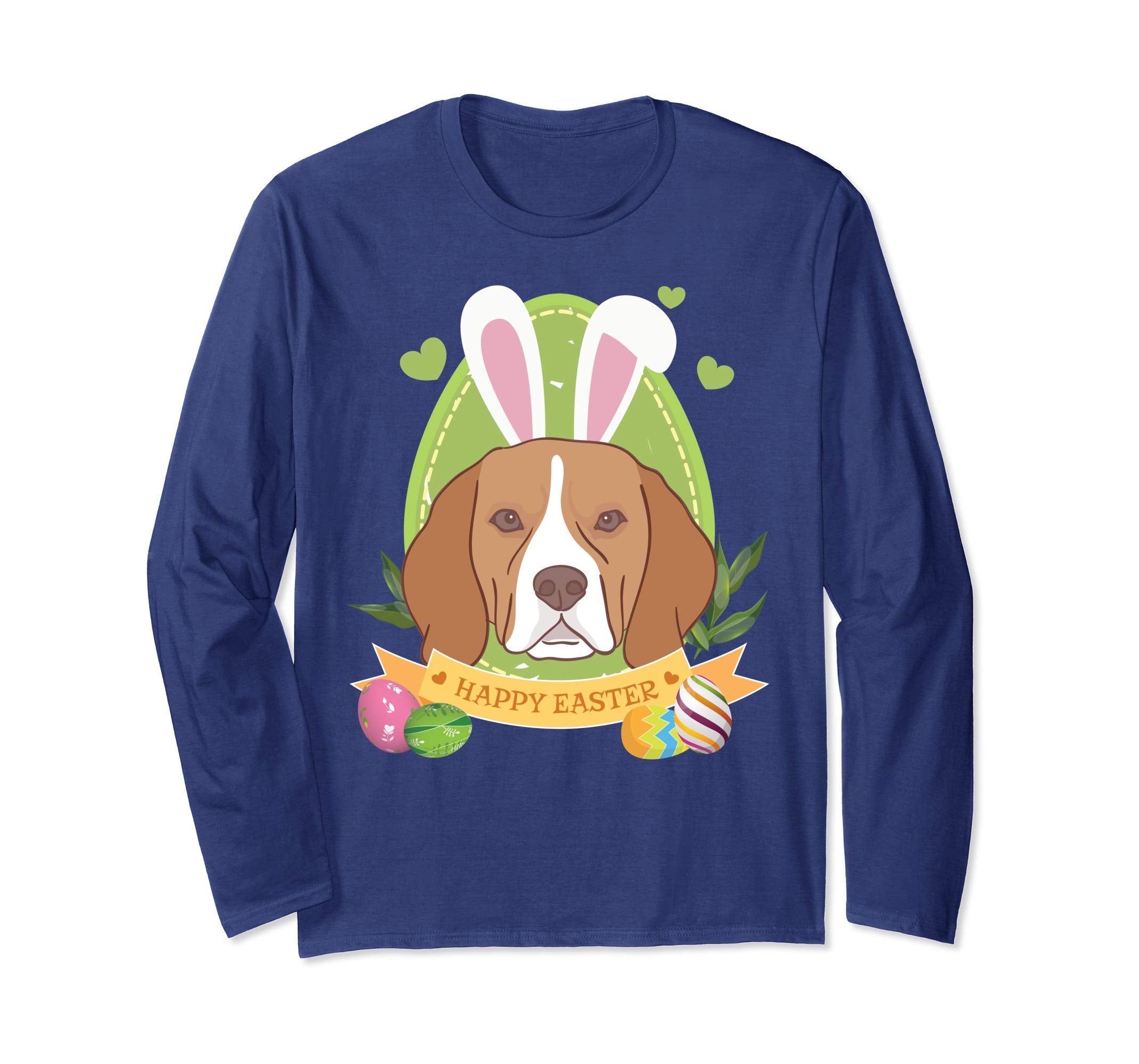 Bunny Beagle Dog Easter Day Lovers T-Shirt Egg Hunting