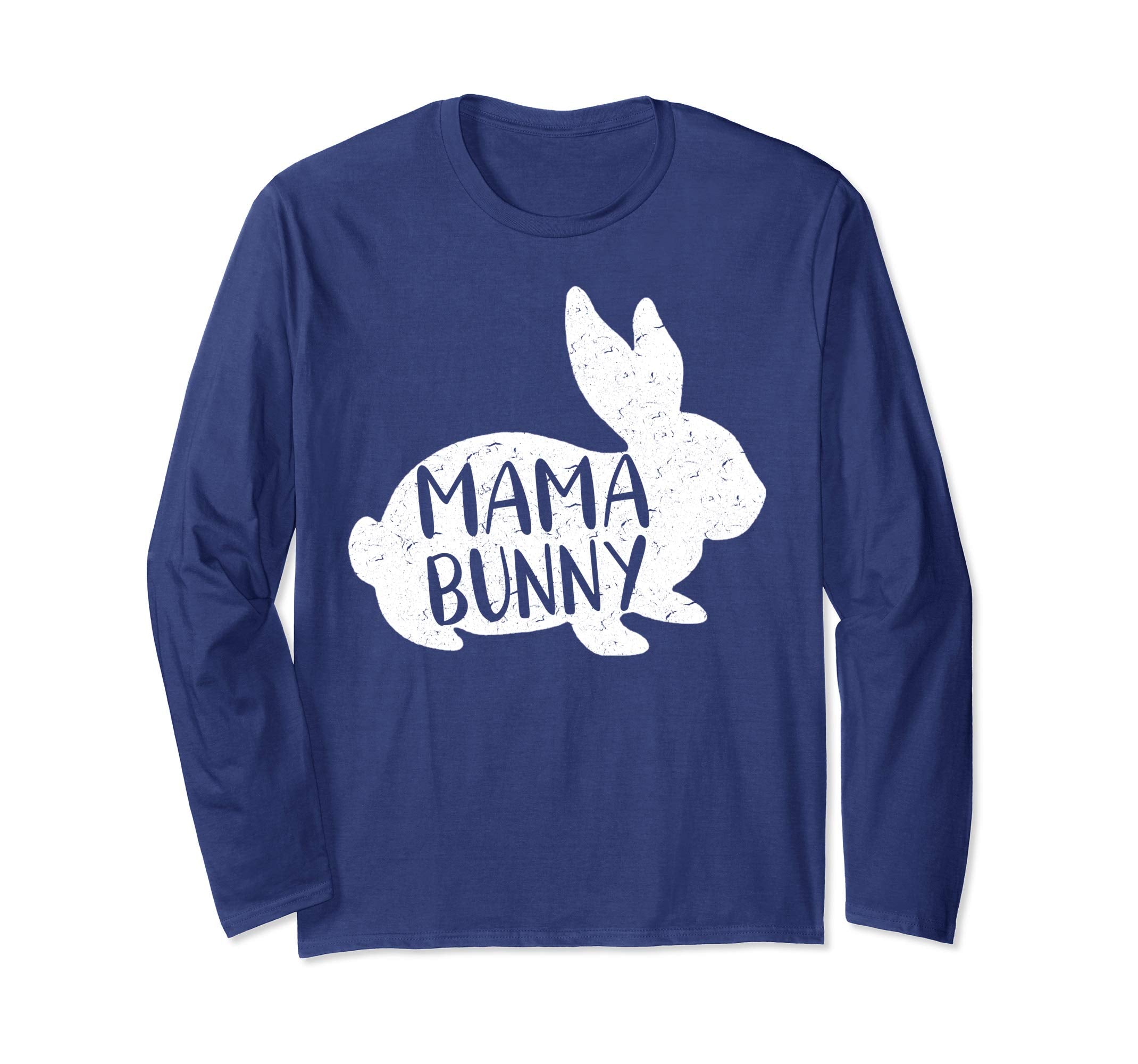Mama Bunny Longsleeve T-Shirt Cute Matching Couple Easter