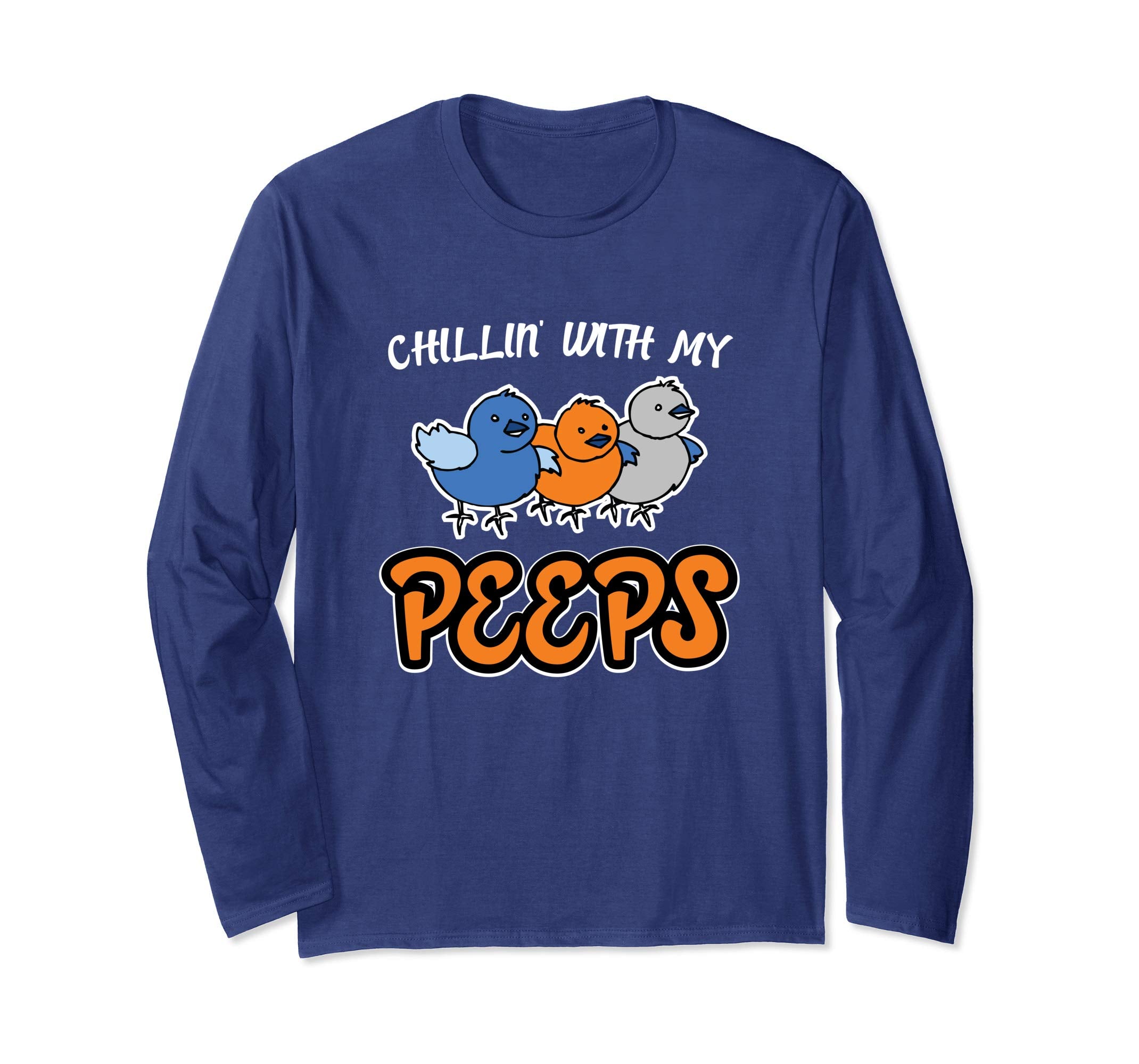 Chillin' With My Peeps Funny Friends Easter T Shirt