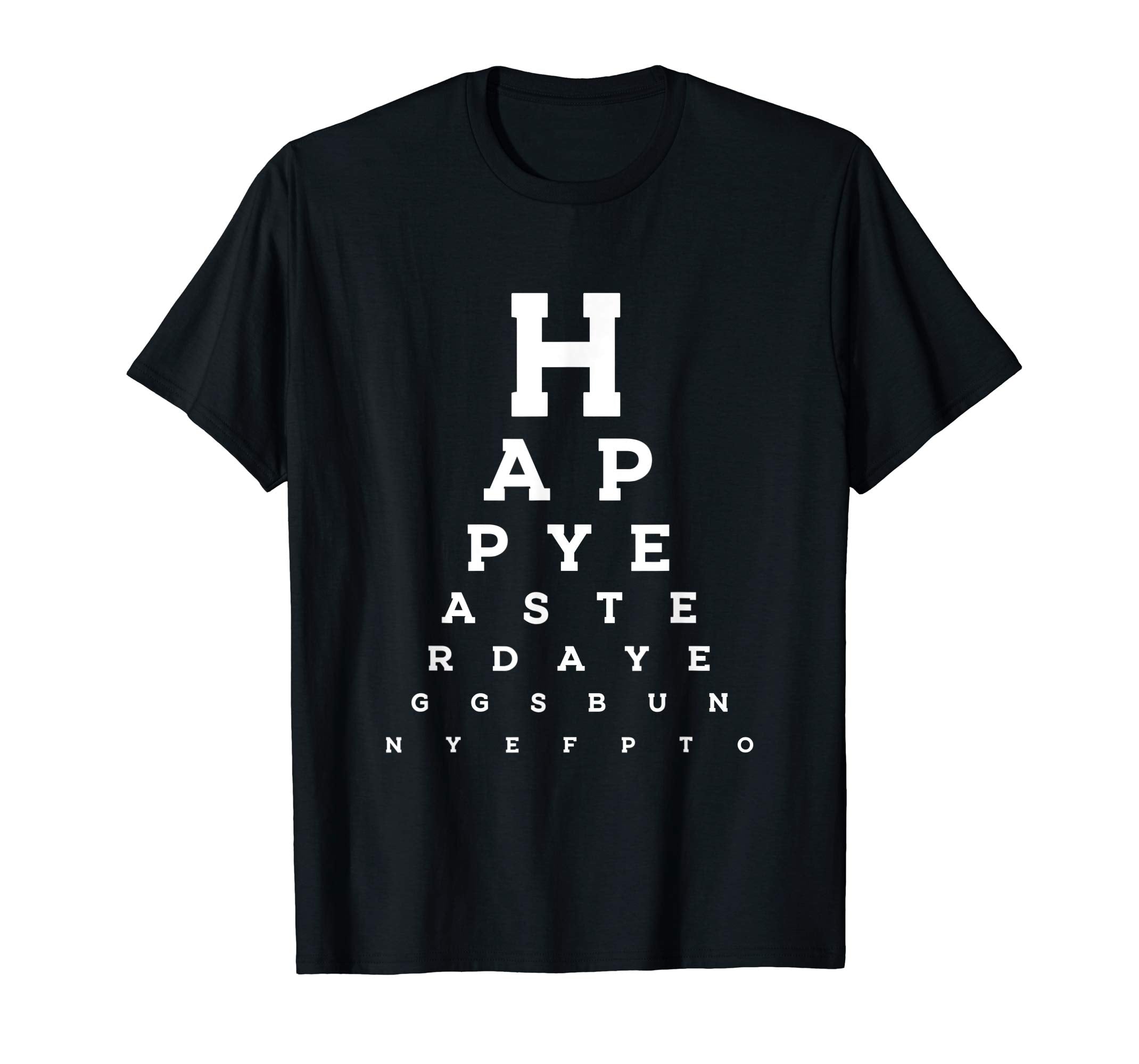 Happy Easter Day Eyechart T-Shirt Gifts