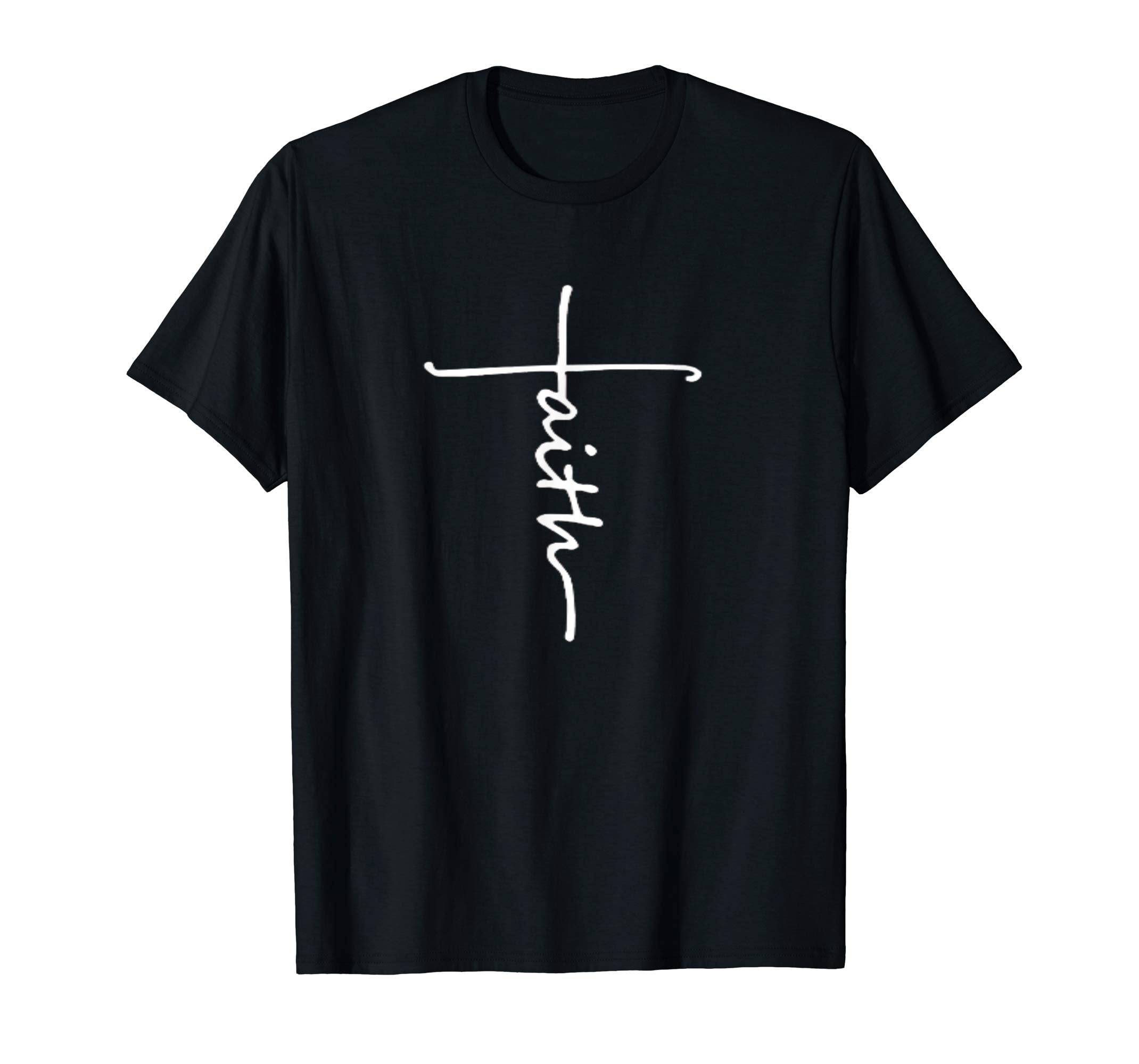 Faith and the Cross Christian Easter T-Shirt