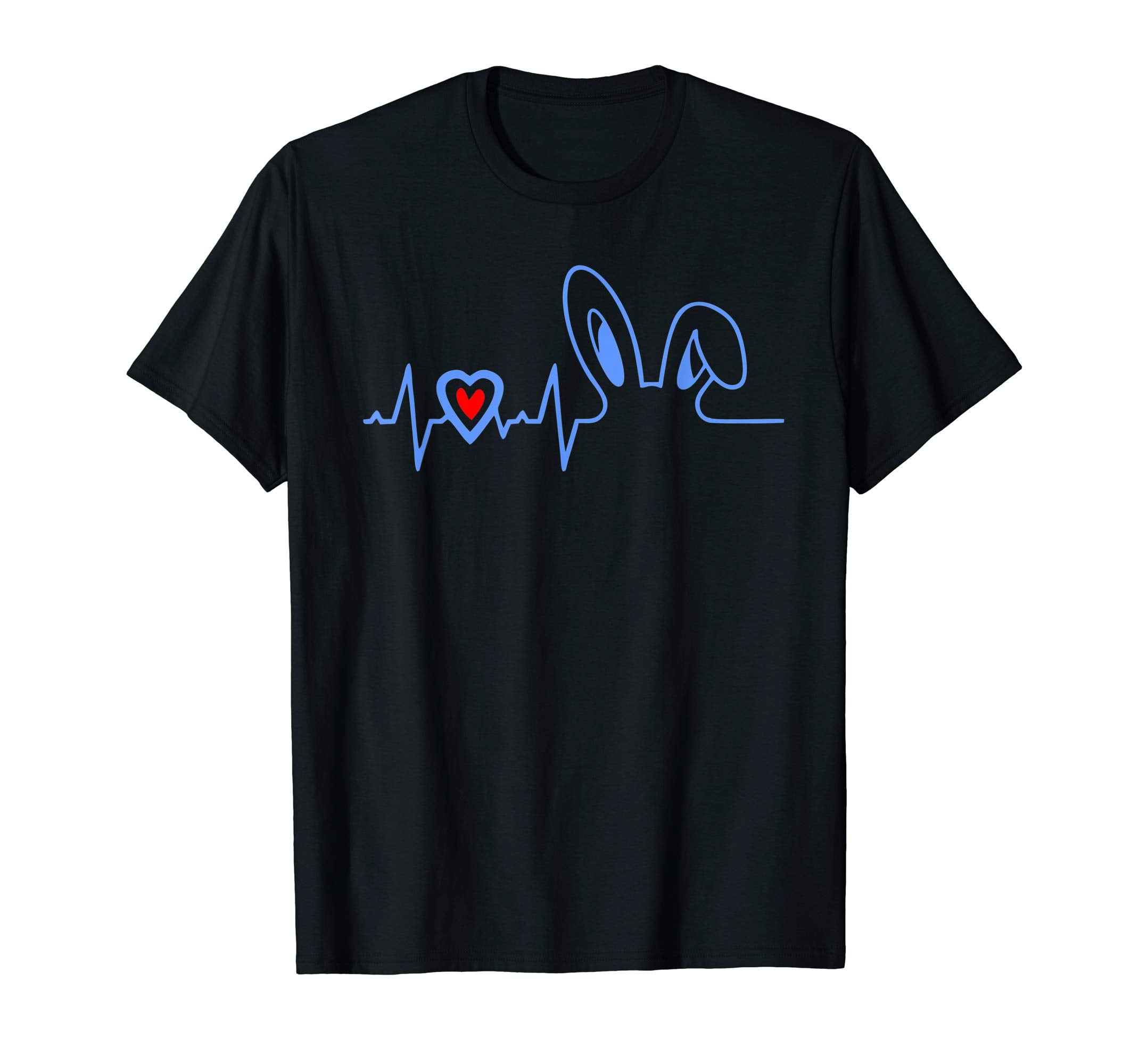 Happy Easter Bunny Heartbeat for Nurse Teacher Cute T Shirt
