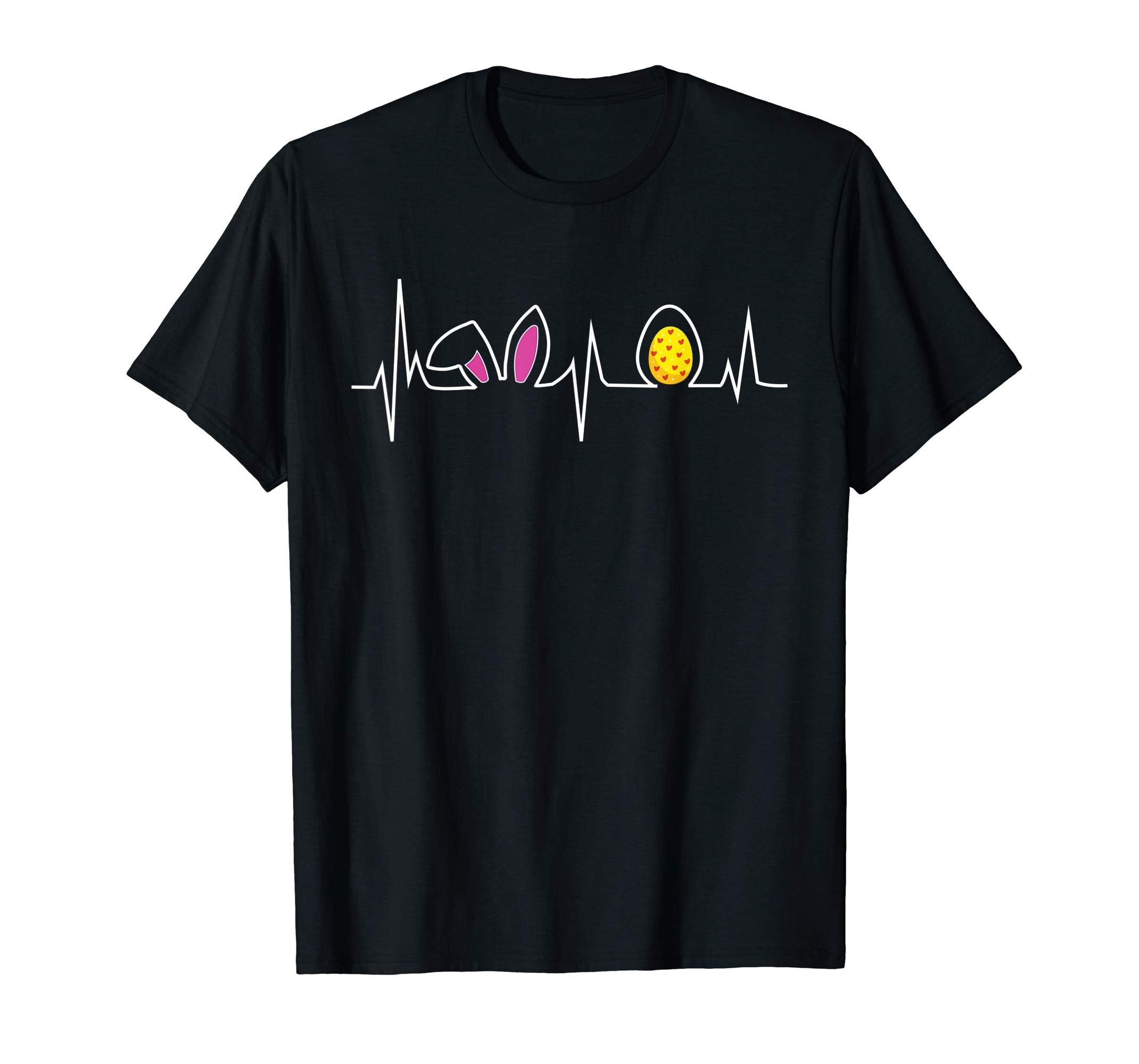 Heartbeat Easter Bunny and Egg T-shirt, Easter Nurse Shirt