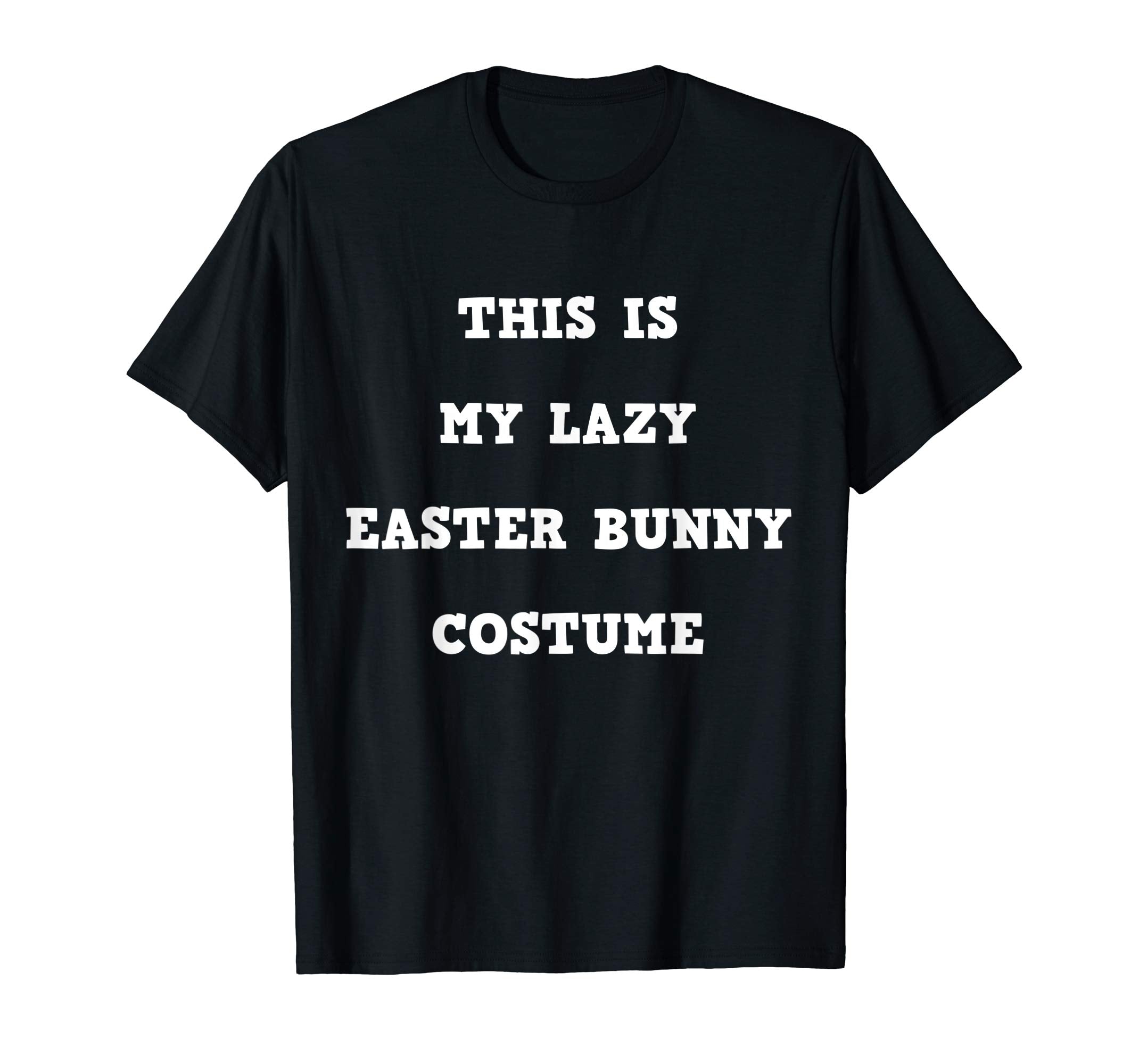 Lazy Easter Bunny Tshirt Costume Outfit for Kids