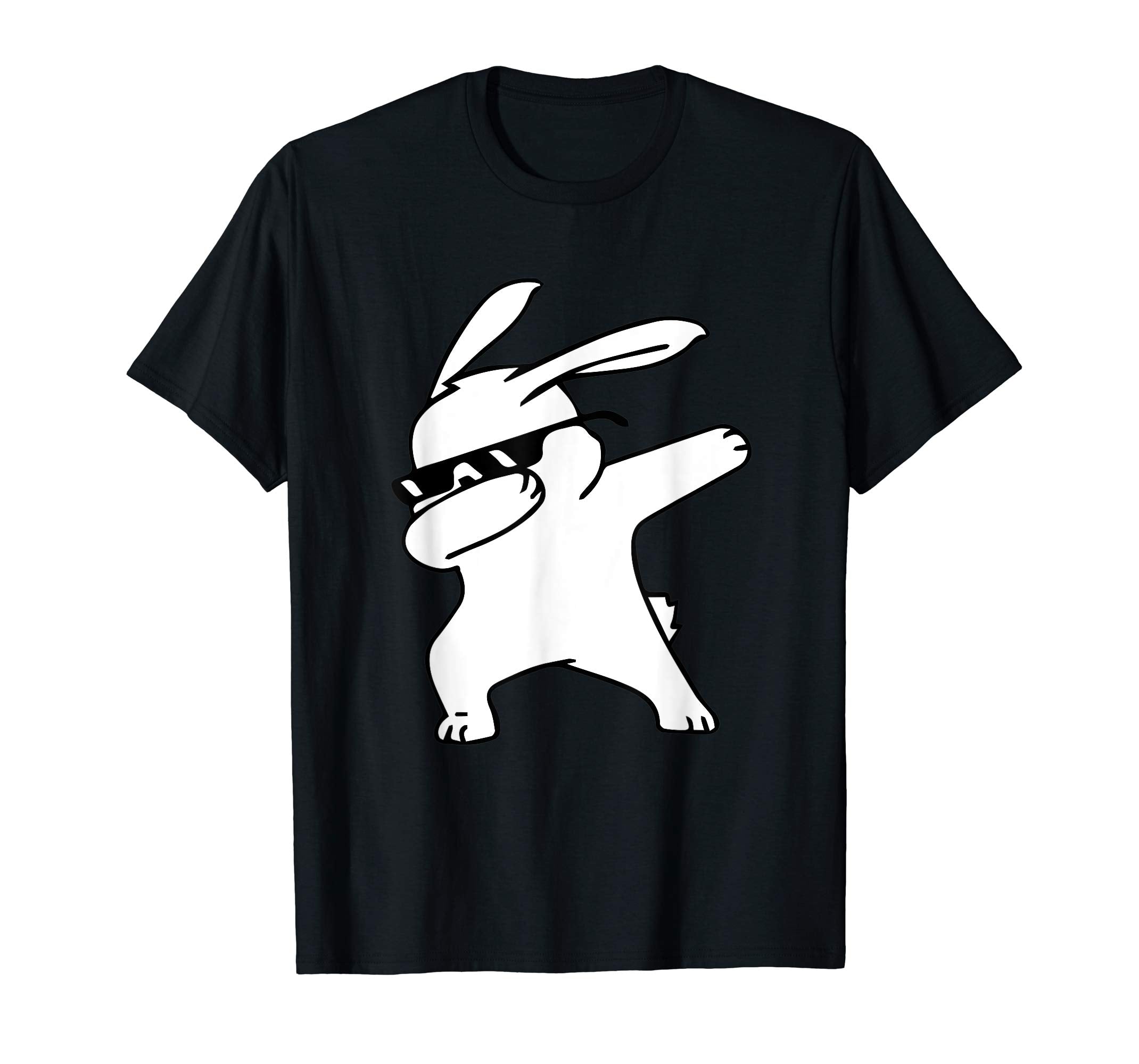 Dab Hip Hop Bunny Easter T-Shirt for Boys Girls Adults