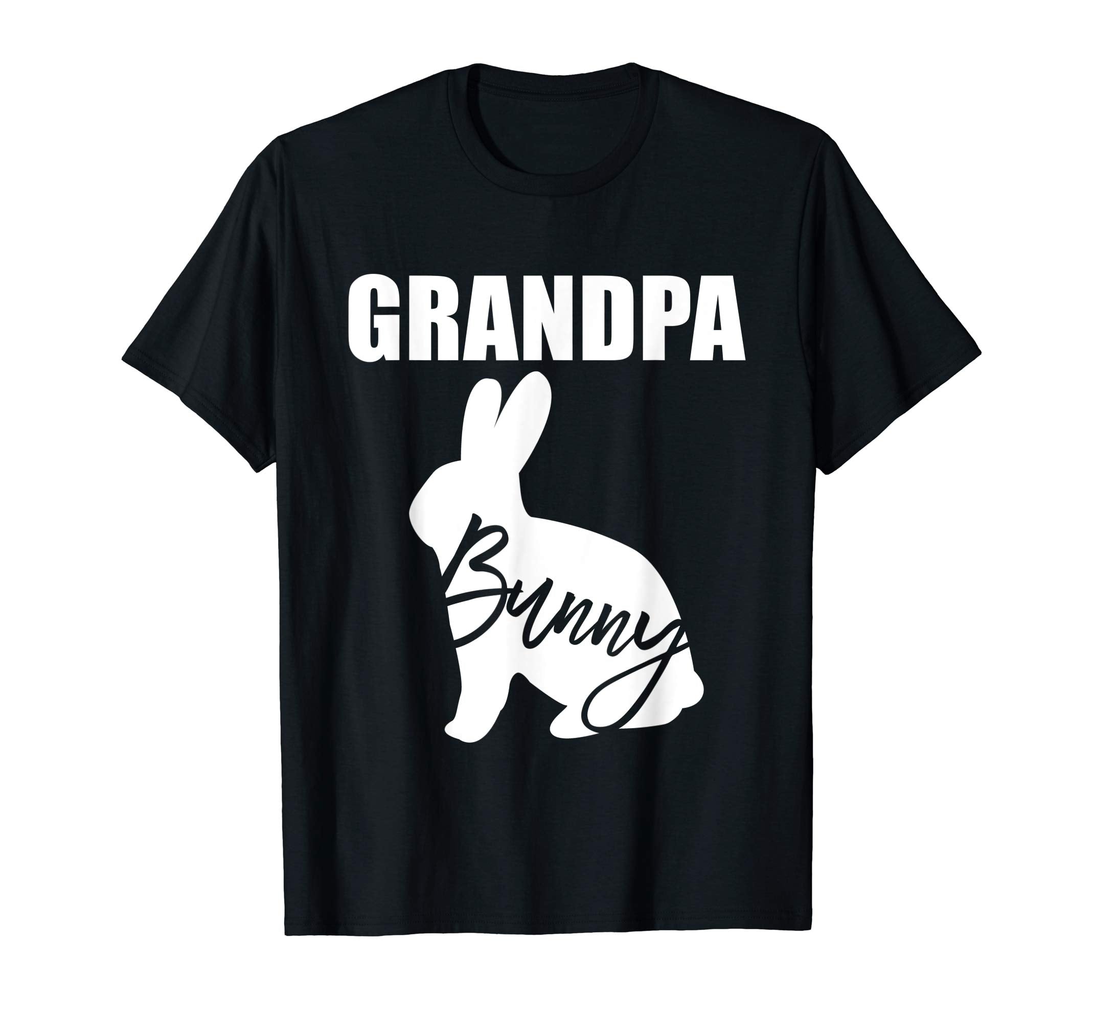 Mens Grandpa Bunny T Shirt Easter Family Outfit Grandfather Gift