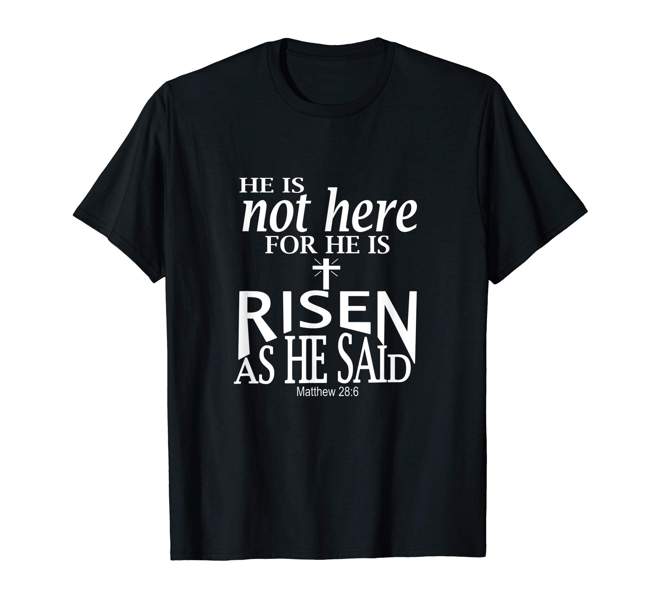 Christian Easter Shirts For Women &amp; Men-He Is Risen Tee