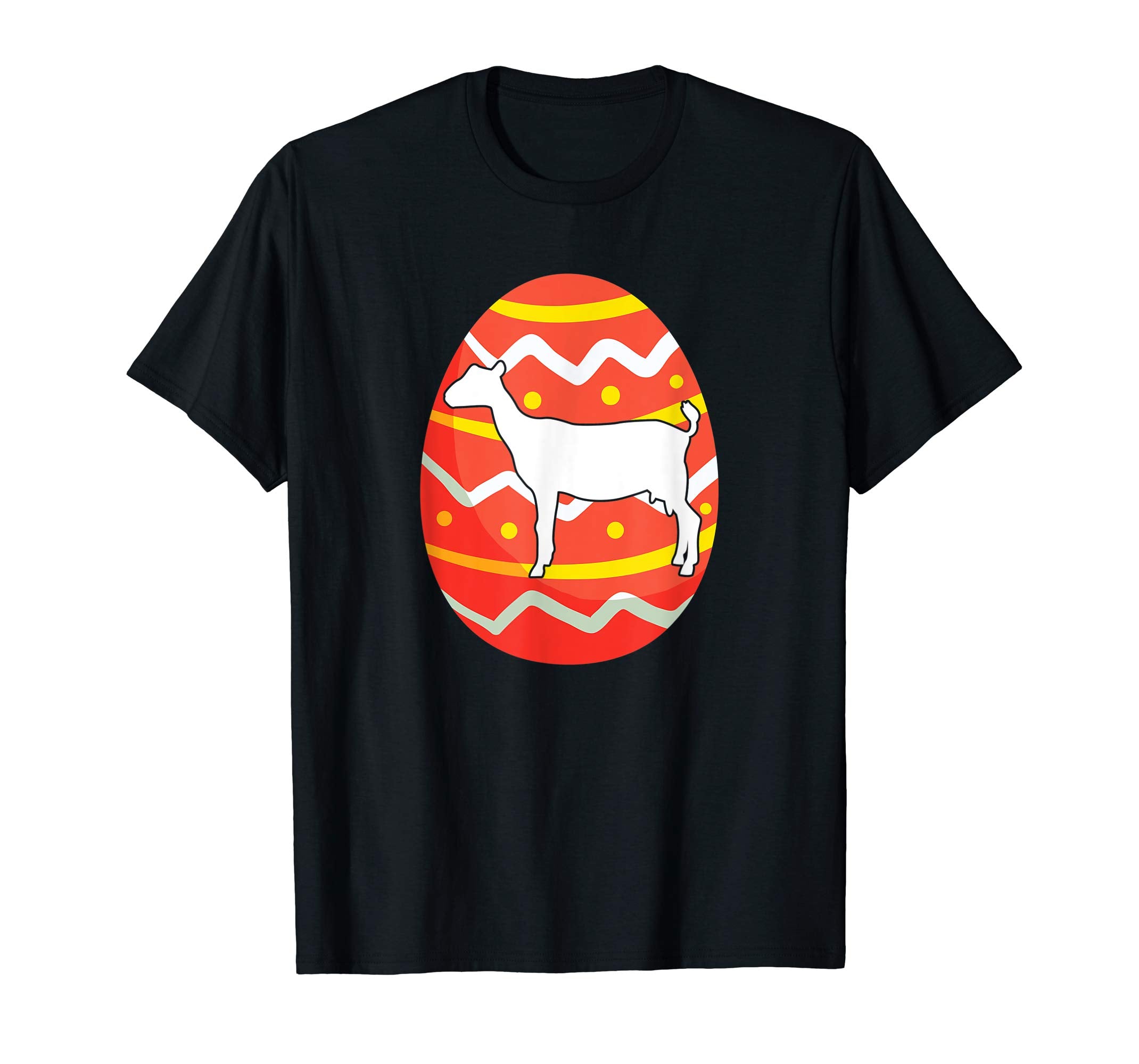 Happy Goat Easter Bunny Egg T-Shirt for Kids Boys Girls