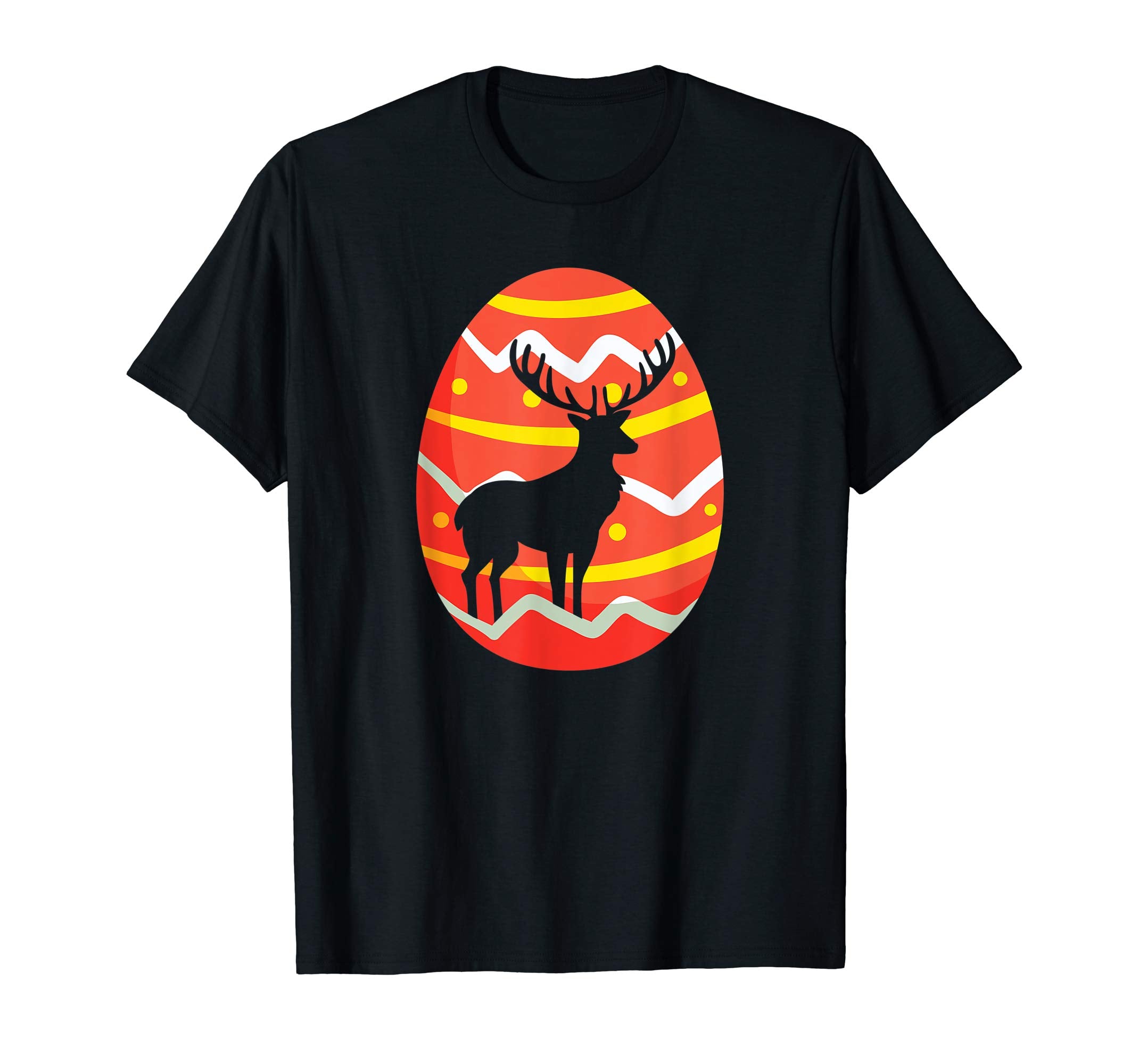 Funny Deer Easter Egg T-Shirt Gifts for Kids Boys Girls