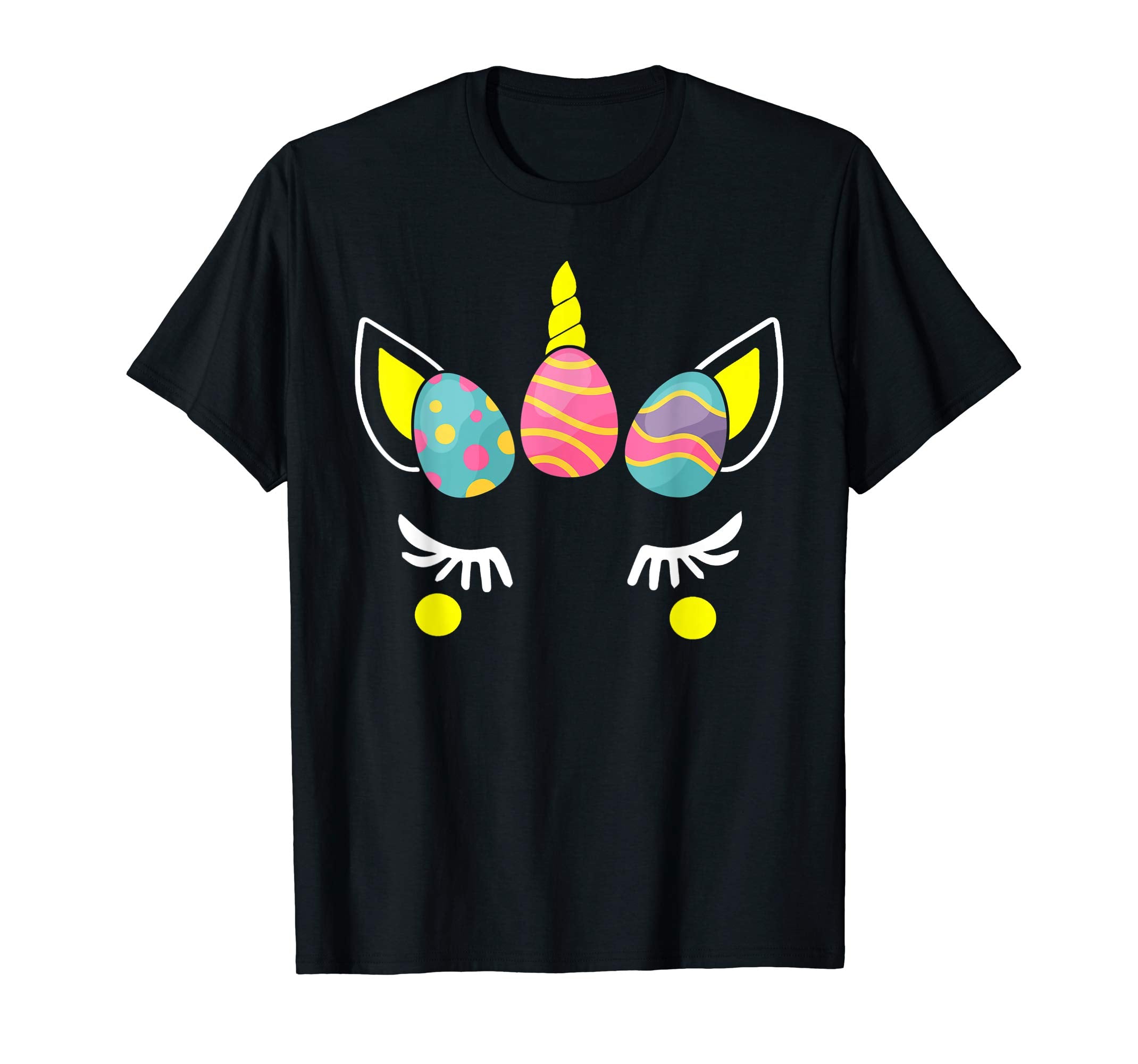Funny Bunny Unicorn Face Easter Egg Easter Day Shirt Gift