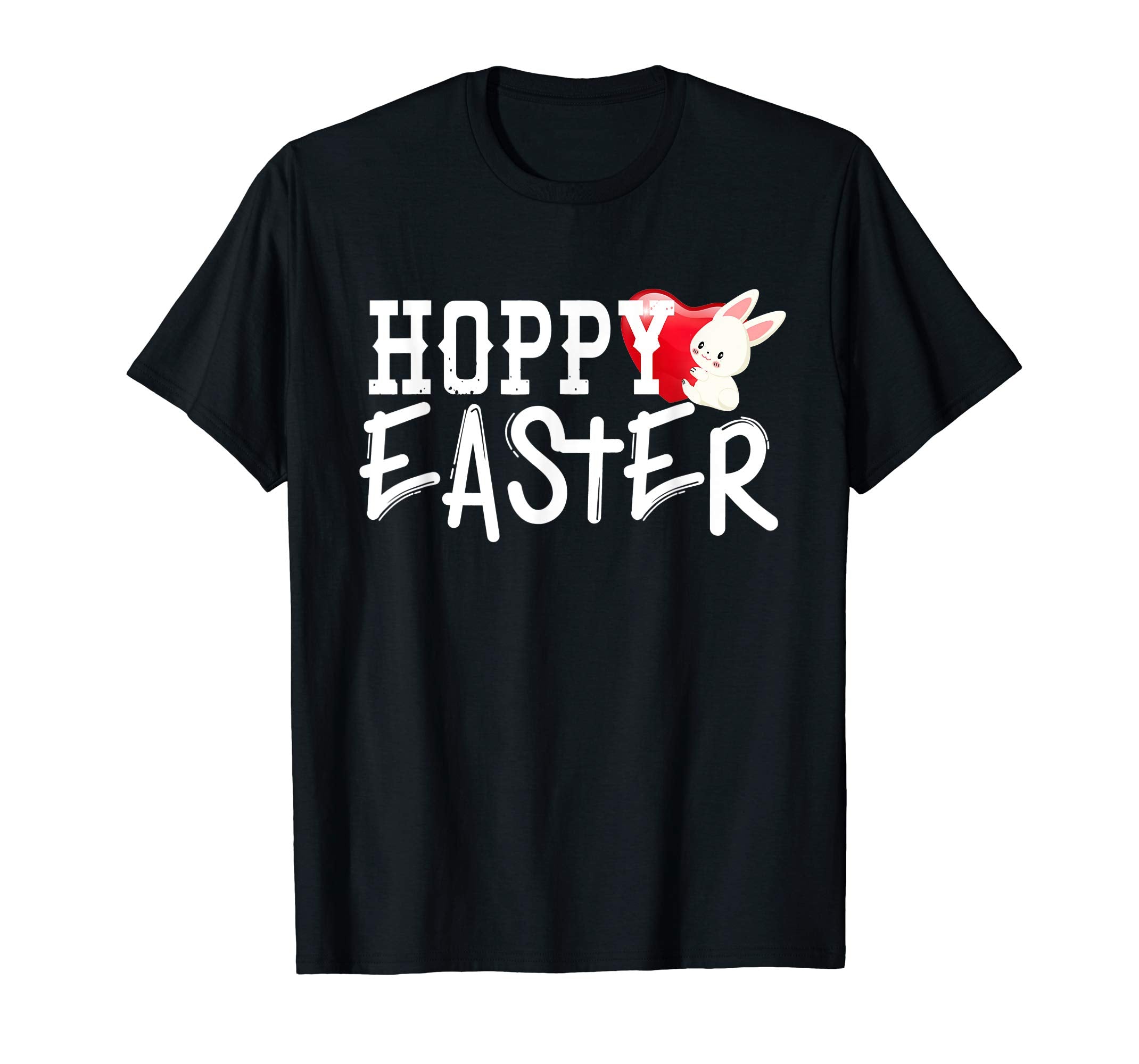 Hoppy Easter T Shirt Funny Cute Bunny Easter Day Shirt Gift