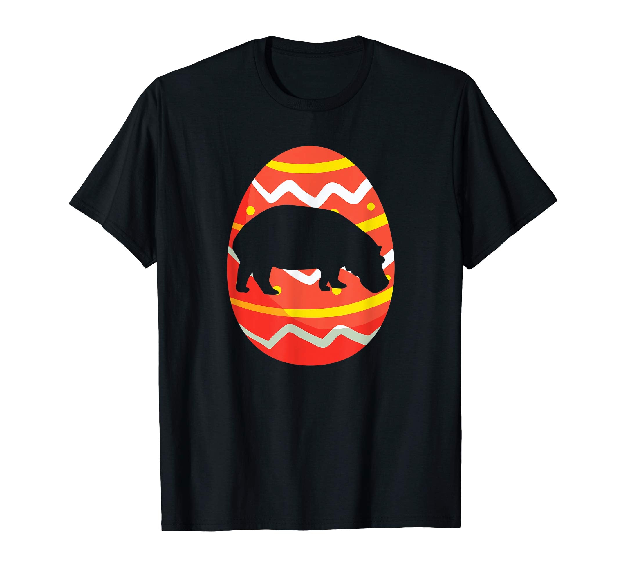Funny Hippo Easter Eggs T-Shirt Gifts for Kids Boys Girls