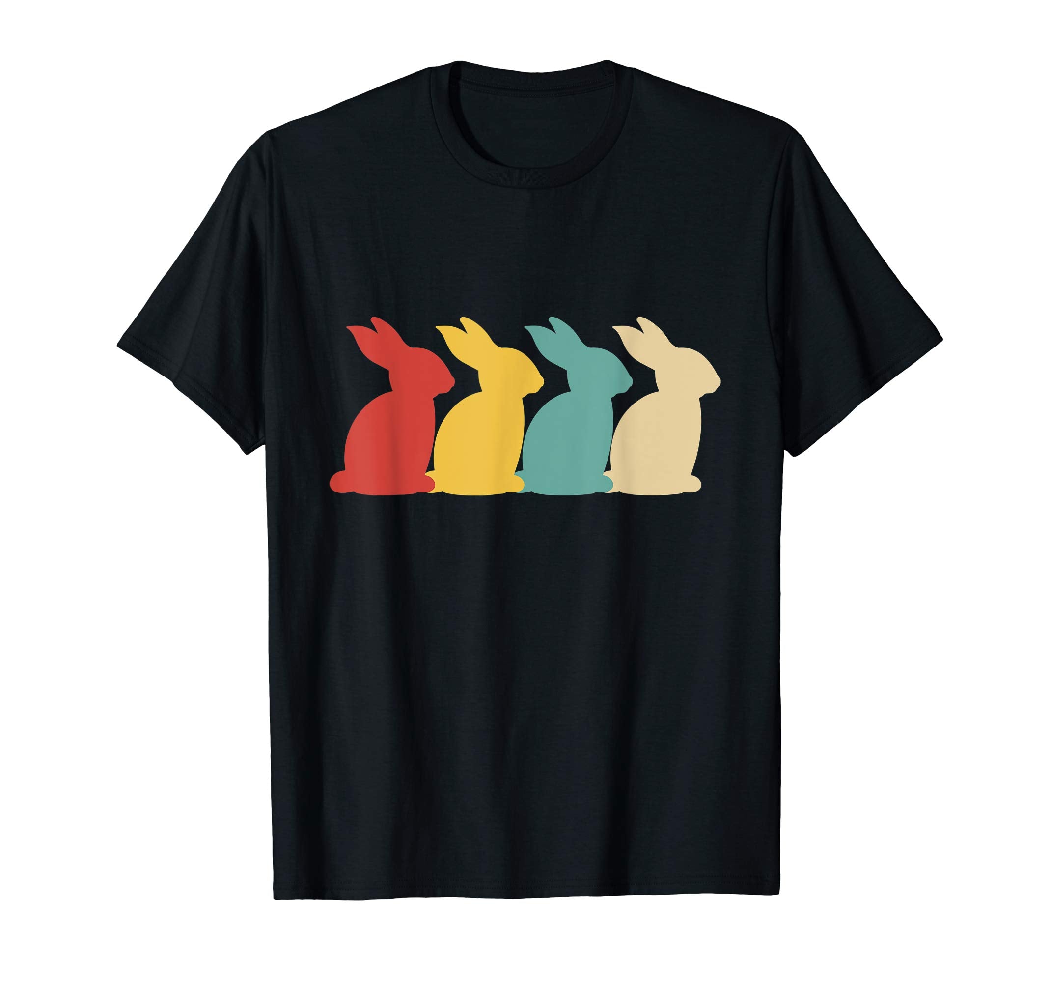 Retro Vintage Bunny Shirts Happy Easter Gifts Women Men Kids