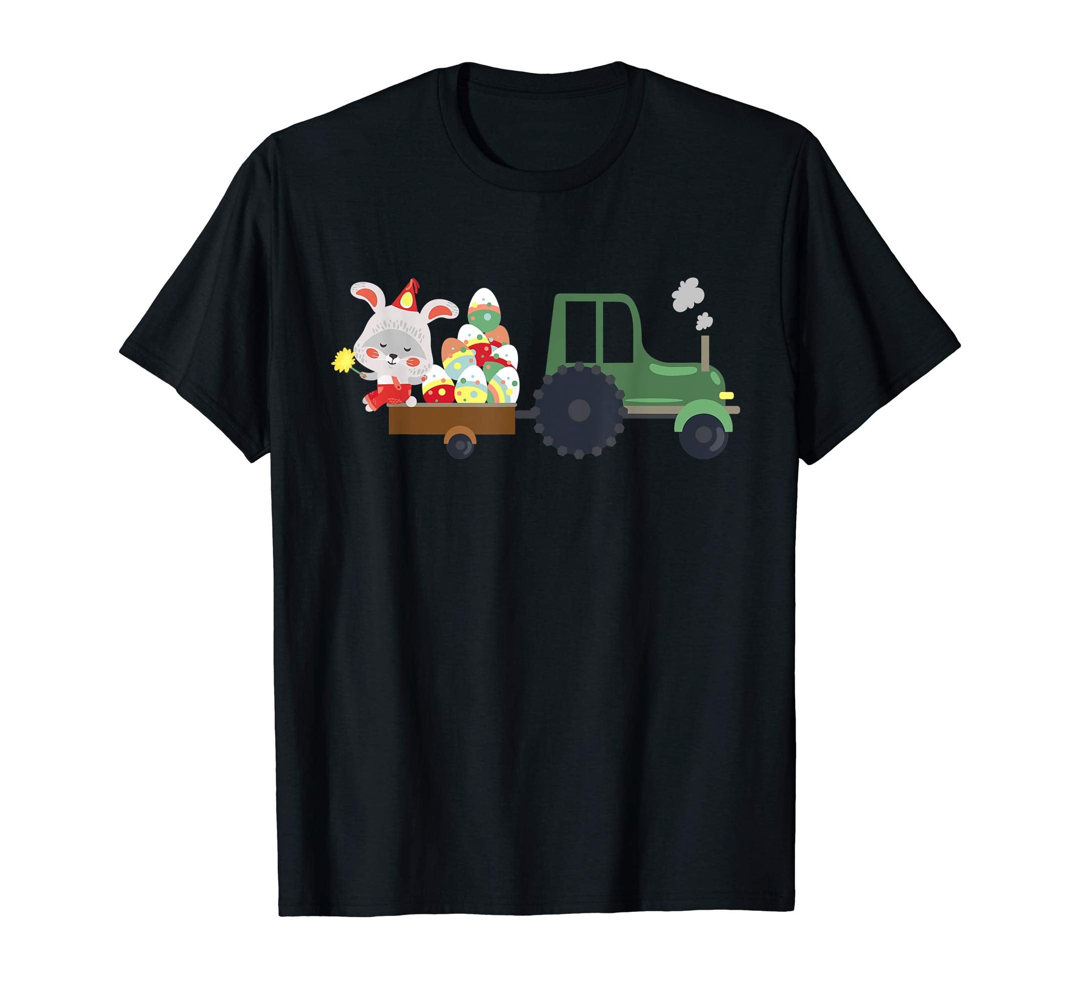 Easter Egg Tractor Cute Bunny T Shirt Funny Easter Gift