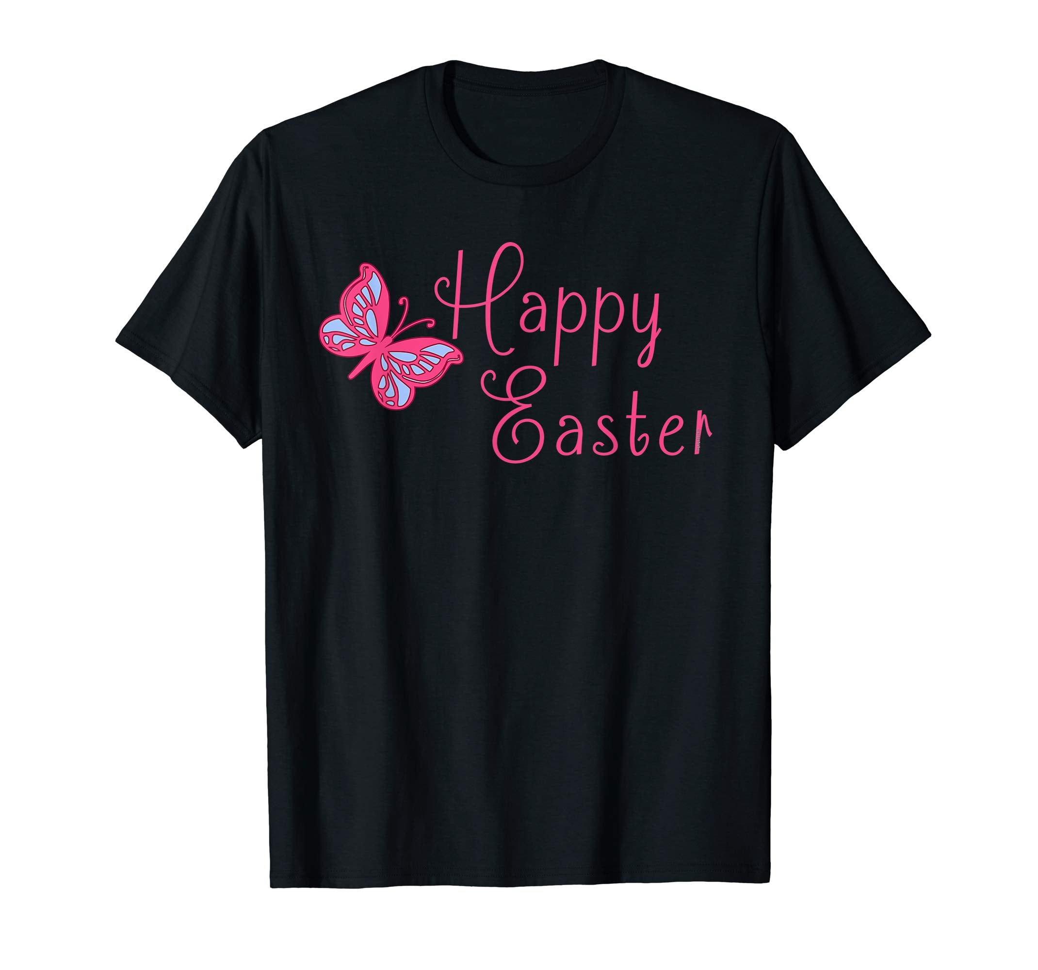 Happy Easter Tshirt with Butterfly