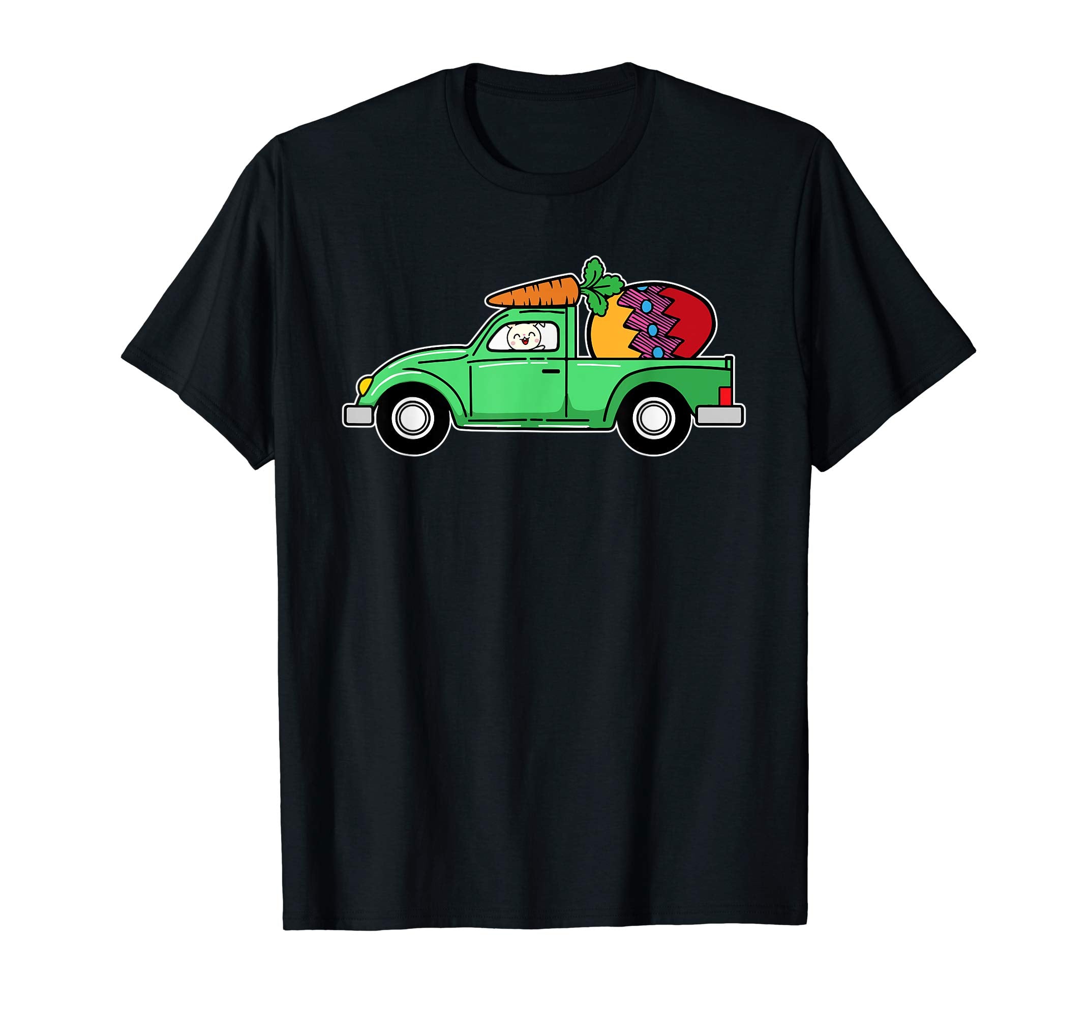 Easter Egg Carrot In A Pick Up Truck T Shirt Easter Bunny