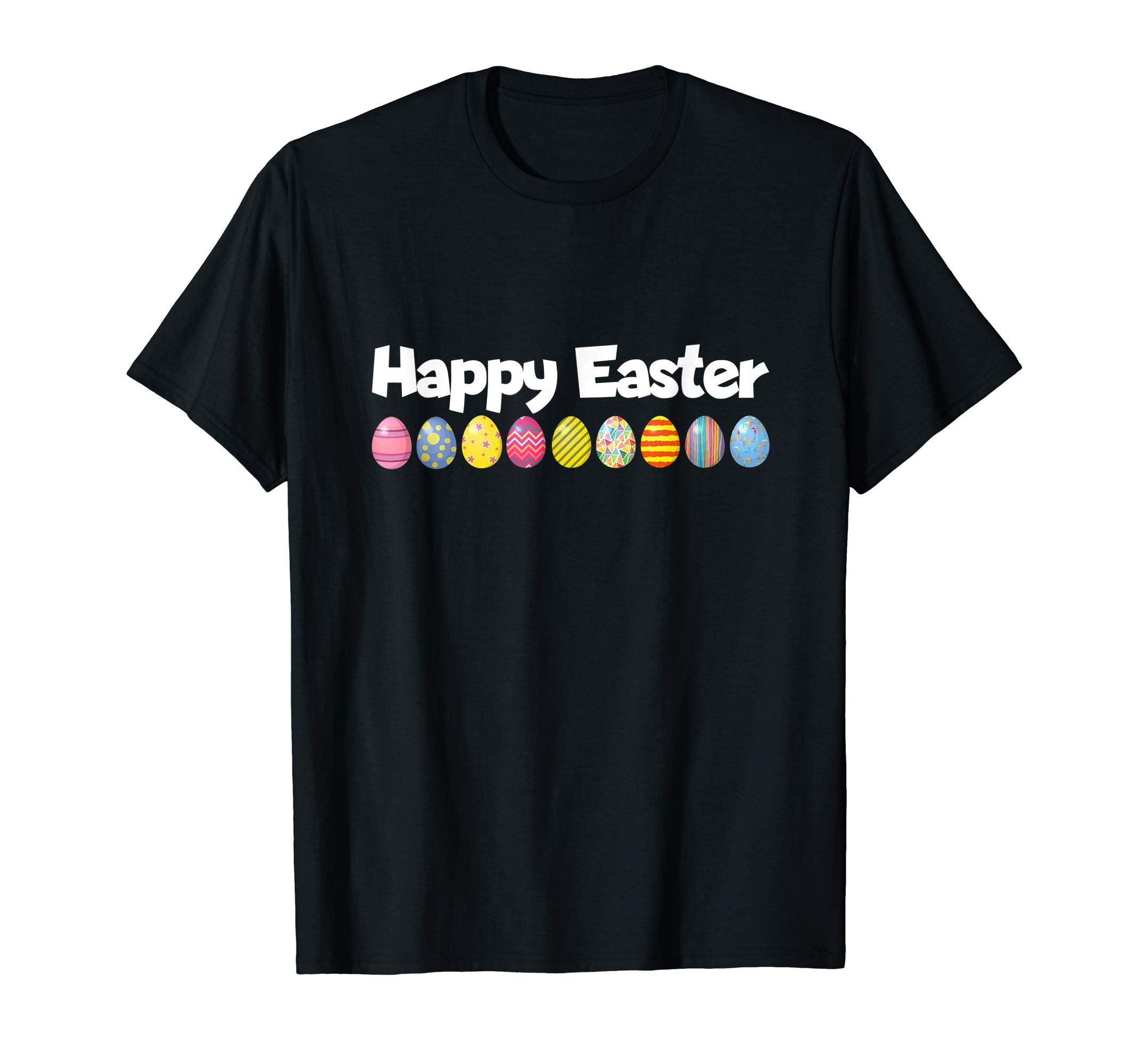 Happy Easter with Colorful Eggs T-Shirt Gift Idea