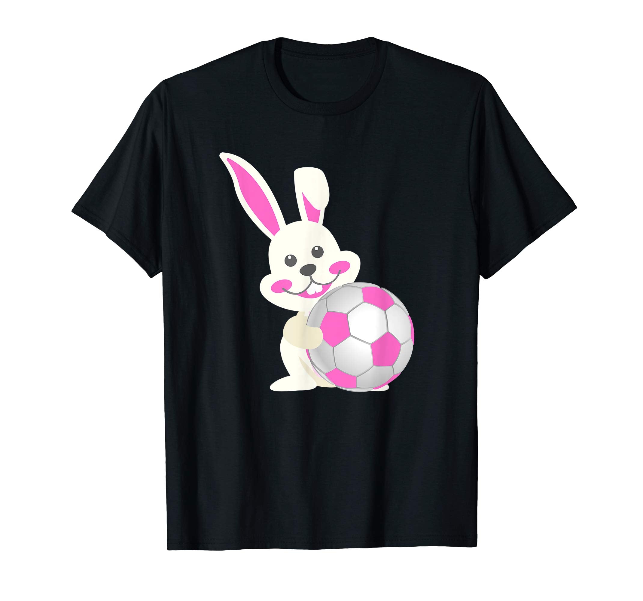 Funny Easter Bunny with Football T-Shirt Gifts for Kids Boys