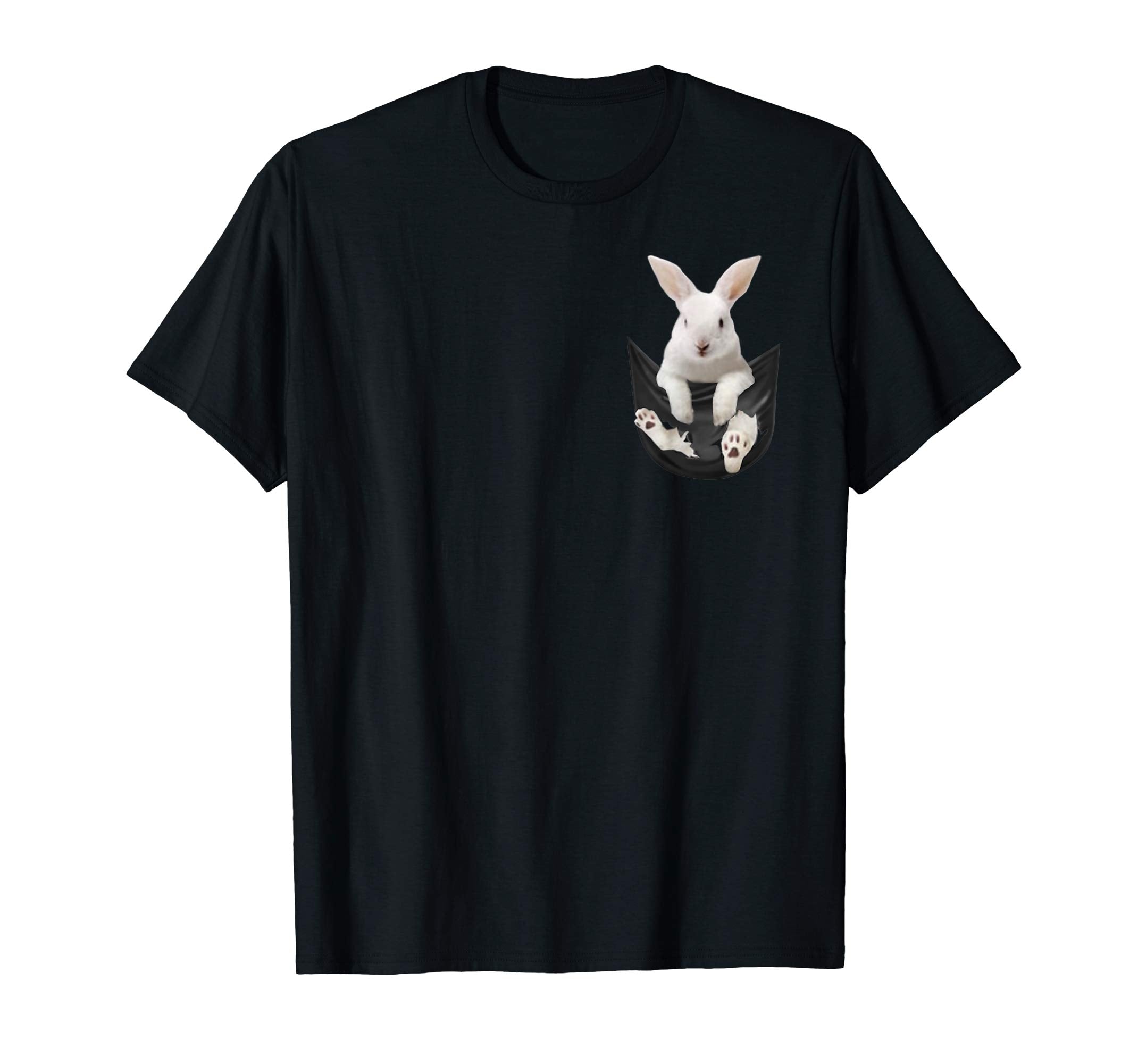 Bunny In Your Pocket Animal Easter Rabbit Kids Tshirt