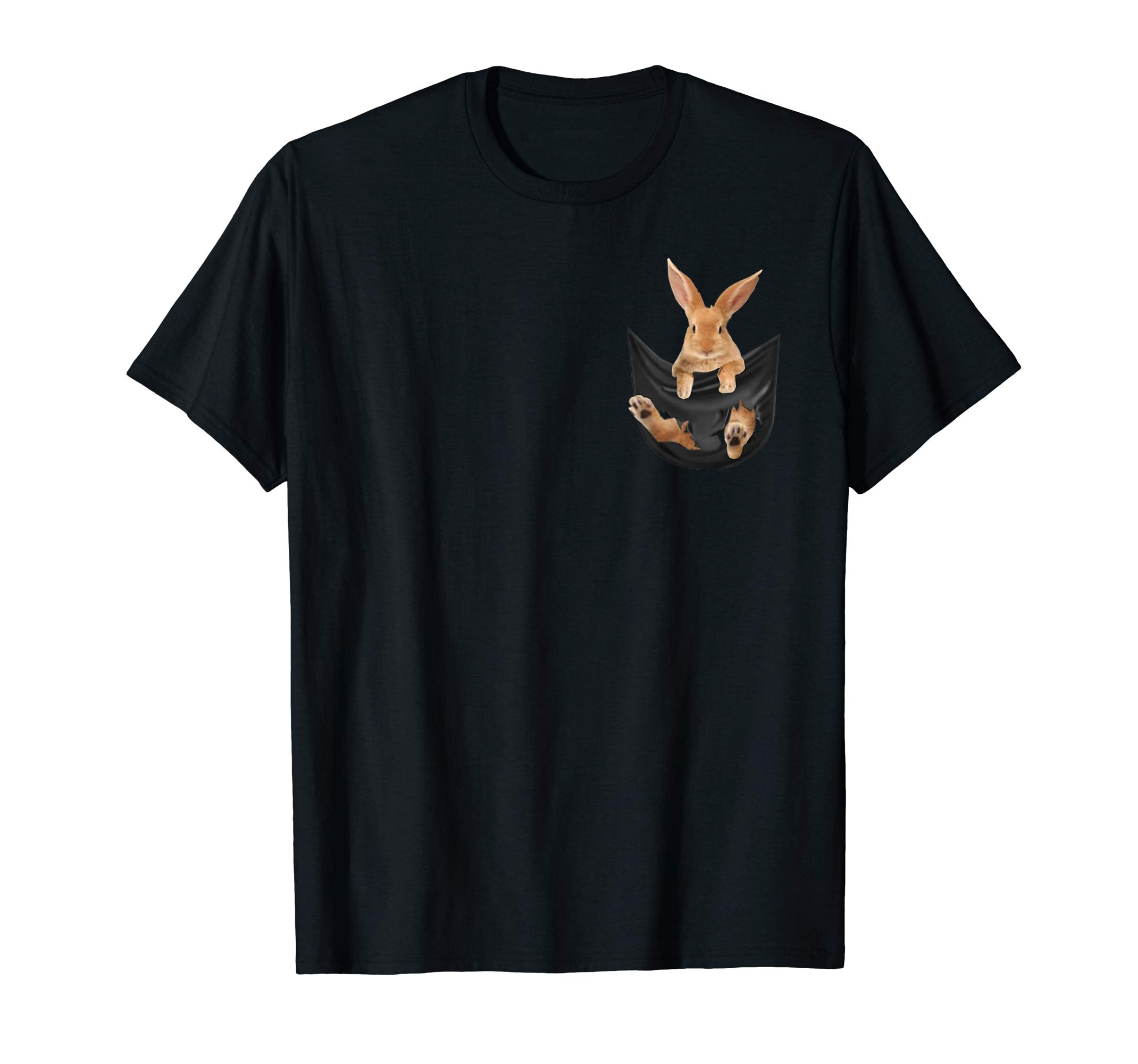Bunny In Your Pocket Animal Easter Rabbit Kids Tshirt