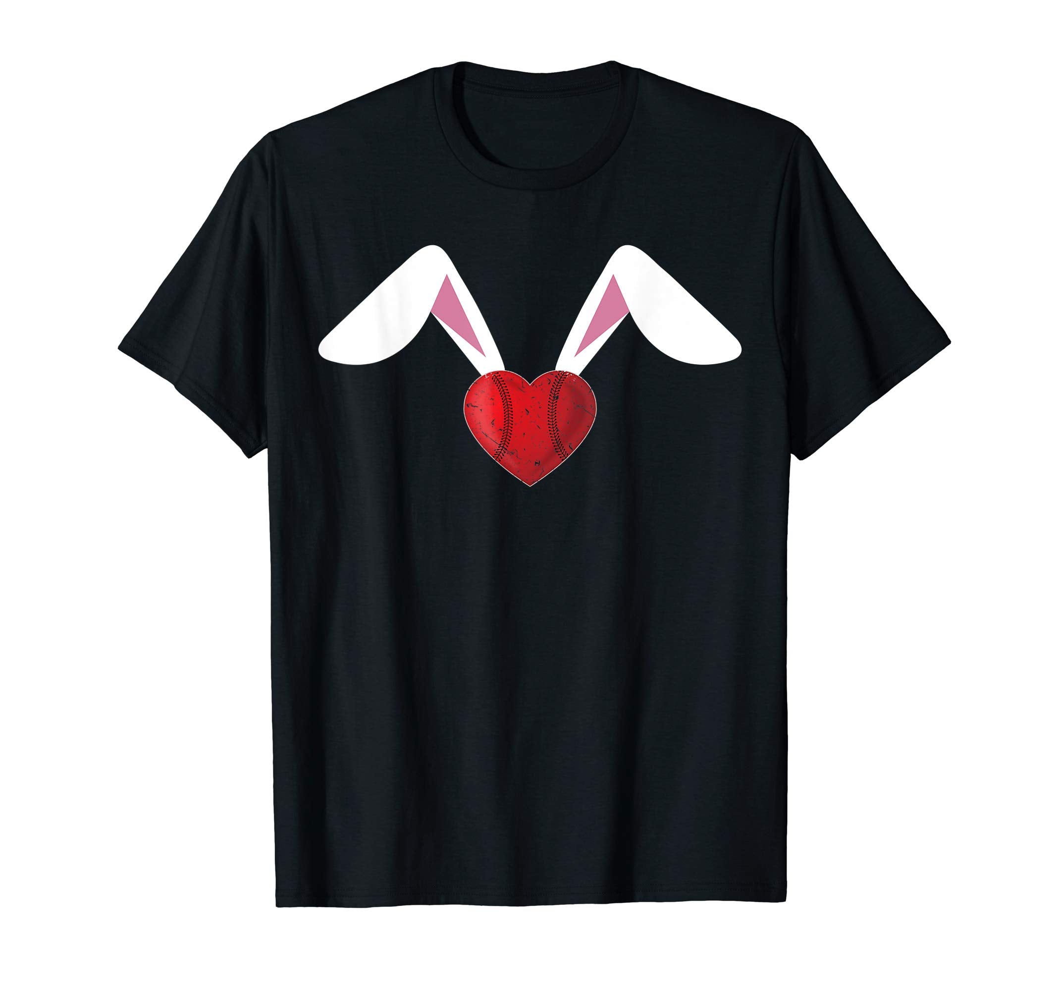 Baseball Heart Vintage Easter Shirt Boys Kids Gifts