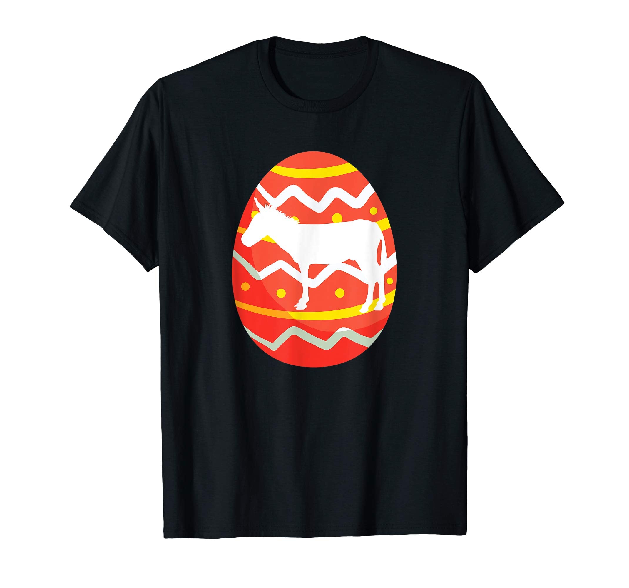 Happy Donkey Easter Bunny Egg T-Shirt Funny for Kids Girls