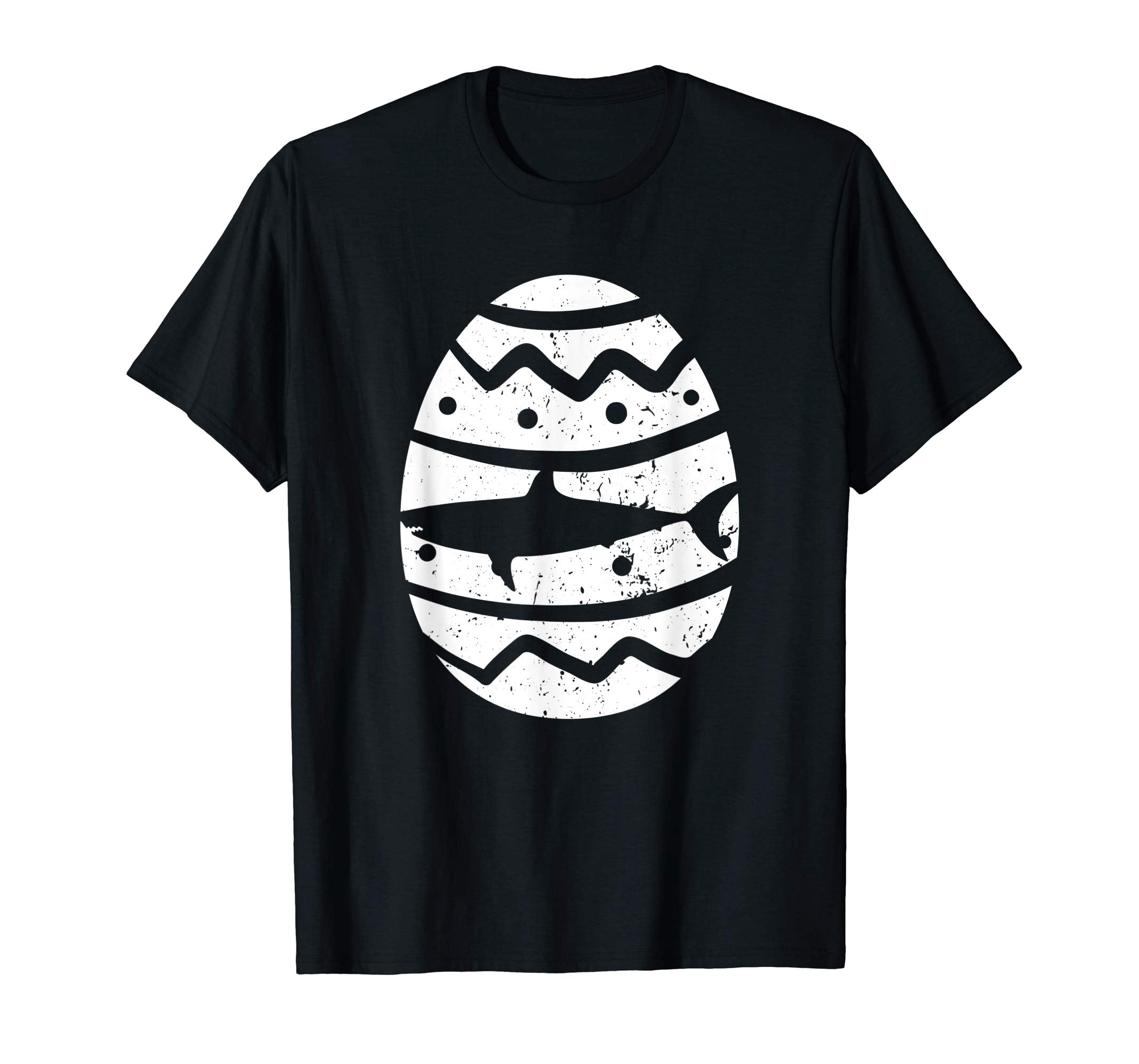 Vintage Shark Easter Egg T-Shirt Shark Easter Gift
