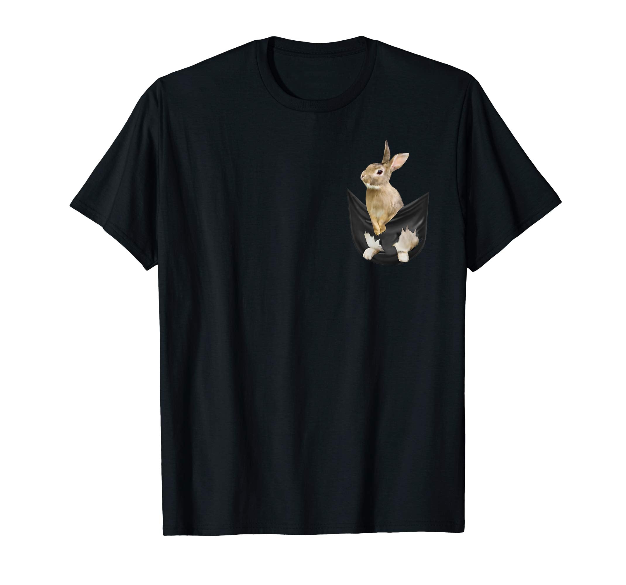 Bunny In Your Pocket Animal Easter Rabbit Kids Tshirt