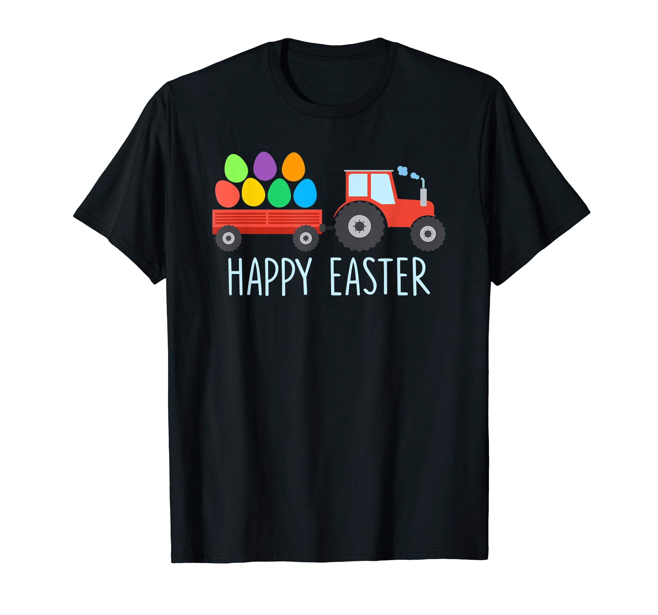 Easter Egg Hunt Tractor T-Shirt Boys Girls Kids Toddlers