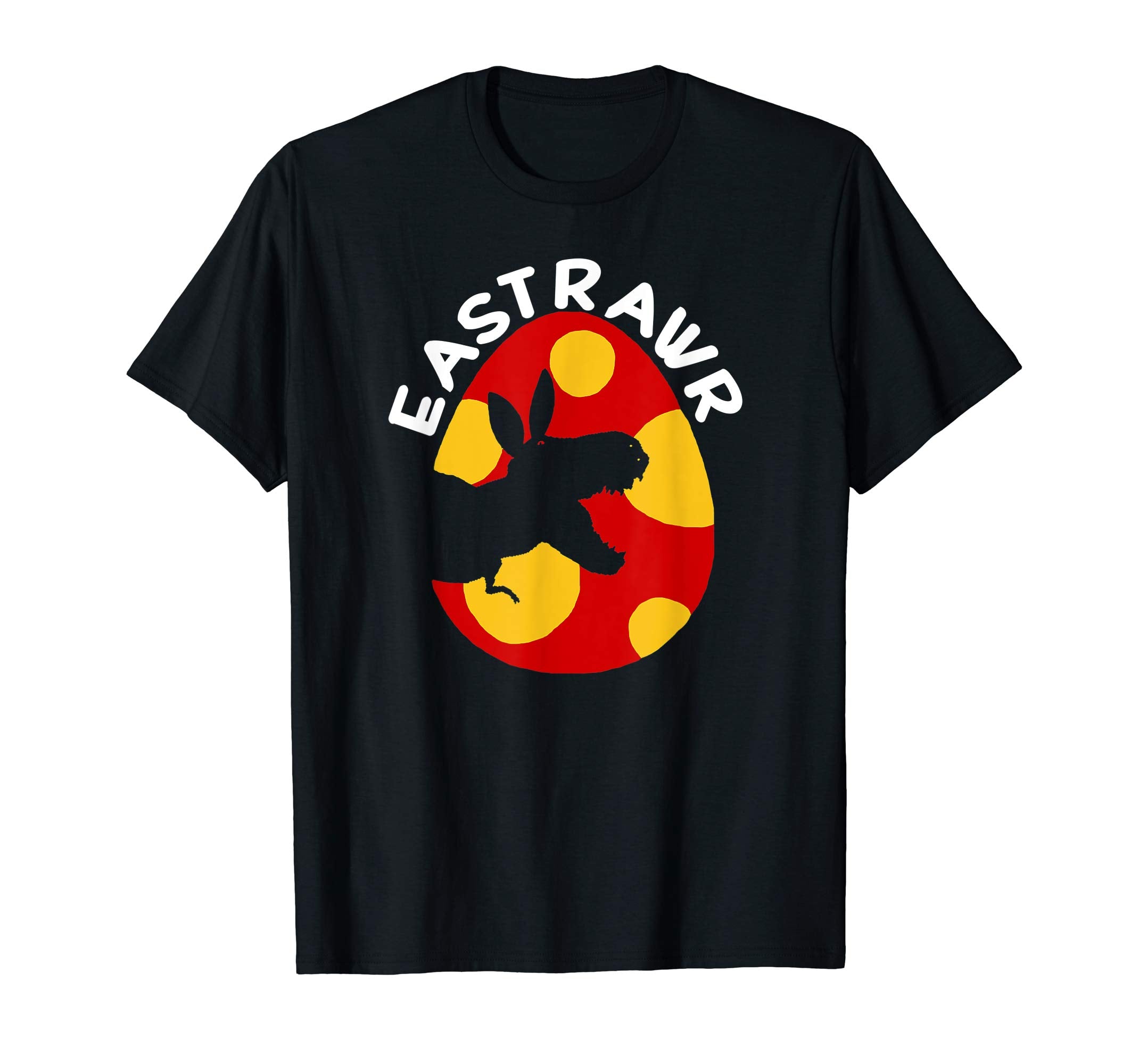 VSS8 Shopping Easter Bunny T Shirt T Rex Boys Kids Eggs Tee